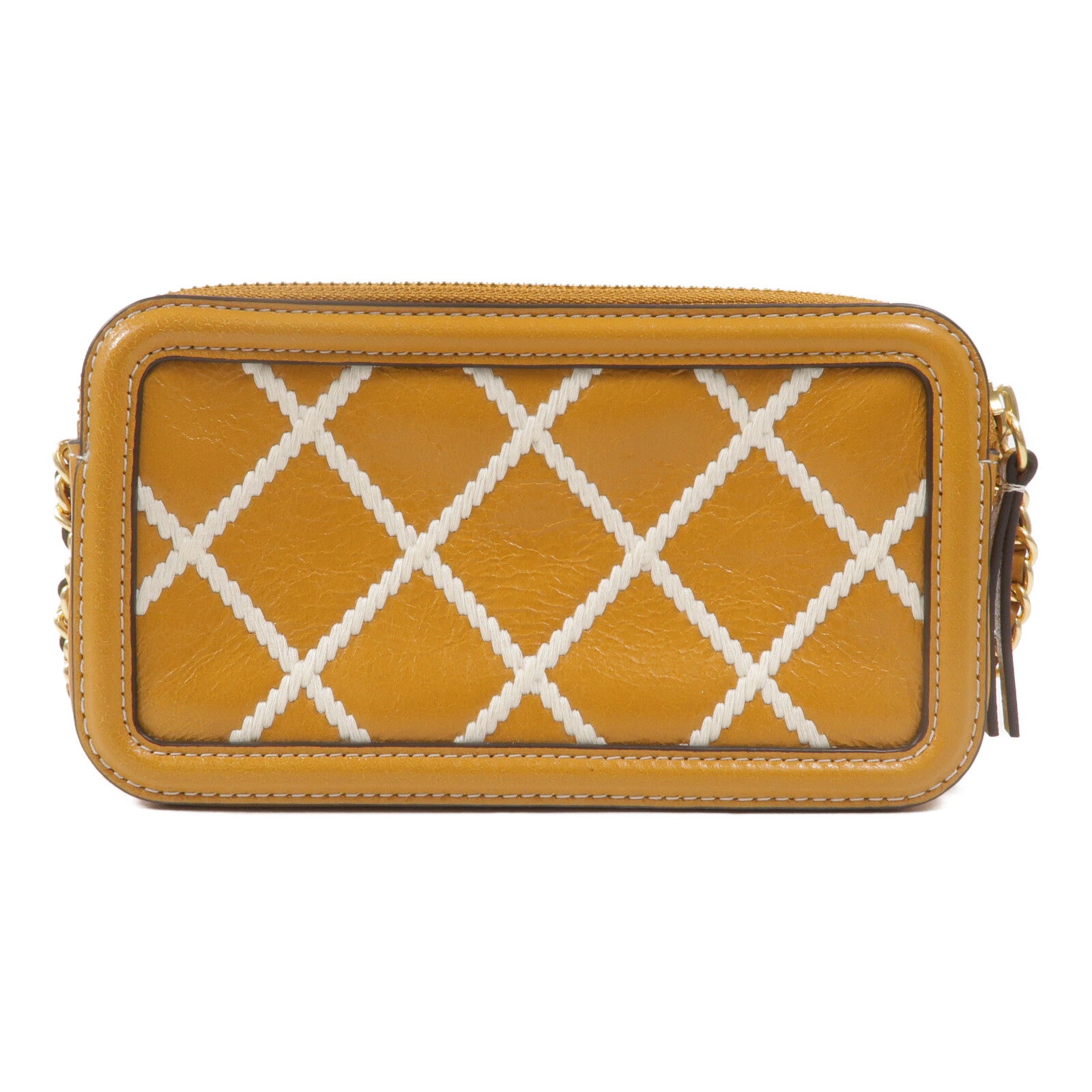 Tory Burch 牛皮皮革Fliming Pop Quilt鏈帶肩背袋