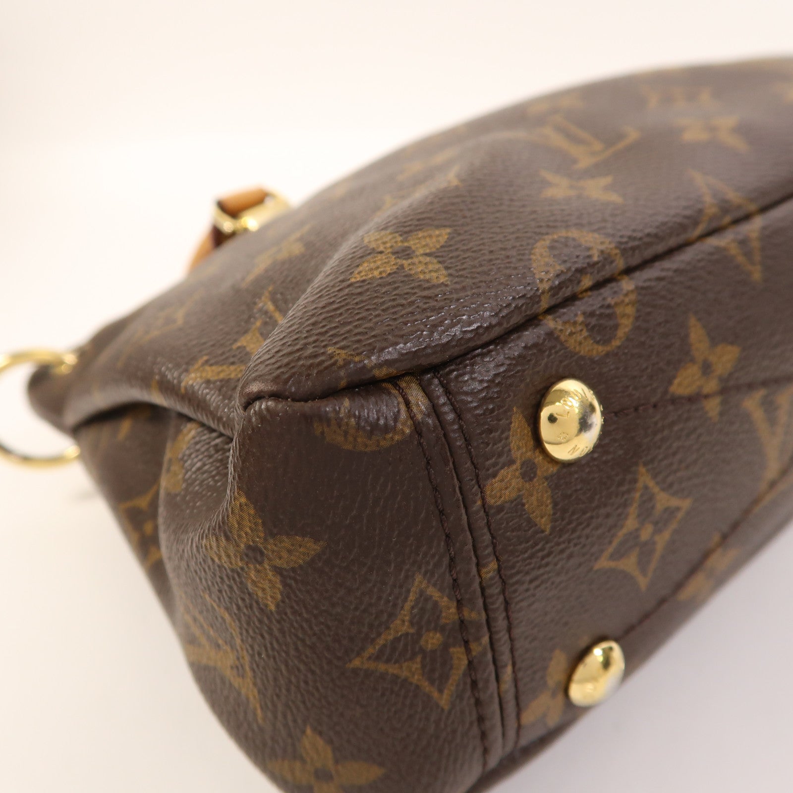 LOUIS VUITTON Monogram Pallas BB金扣手挽肩背兩用袋