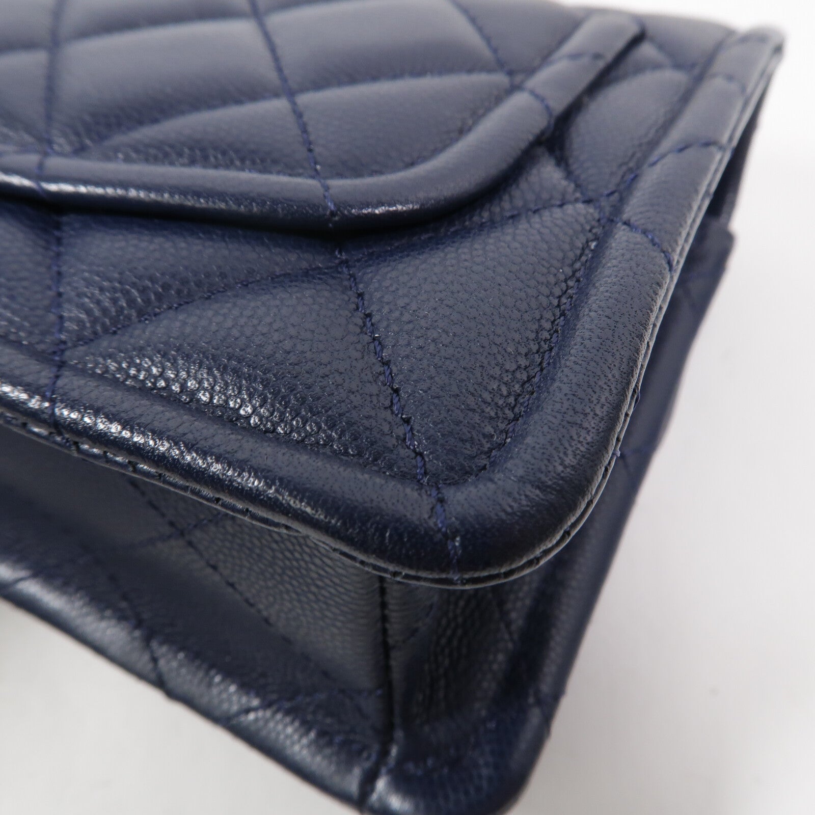 CHANEL 牛皮皮革Chain shoulder鏈帶肩背袋