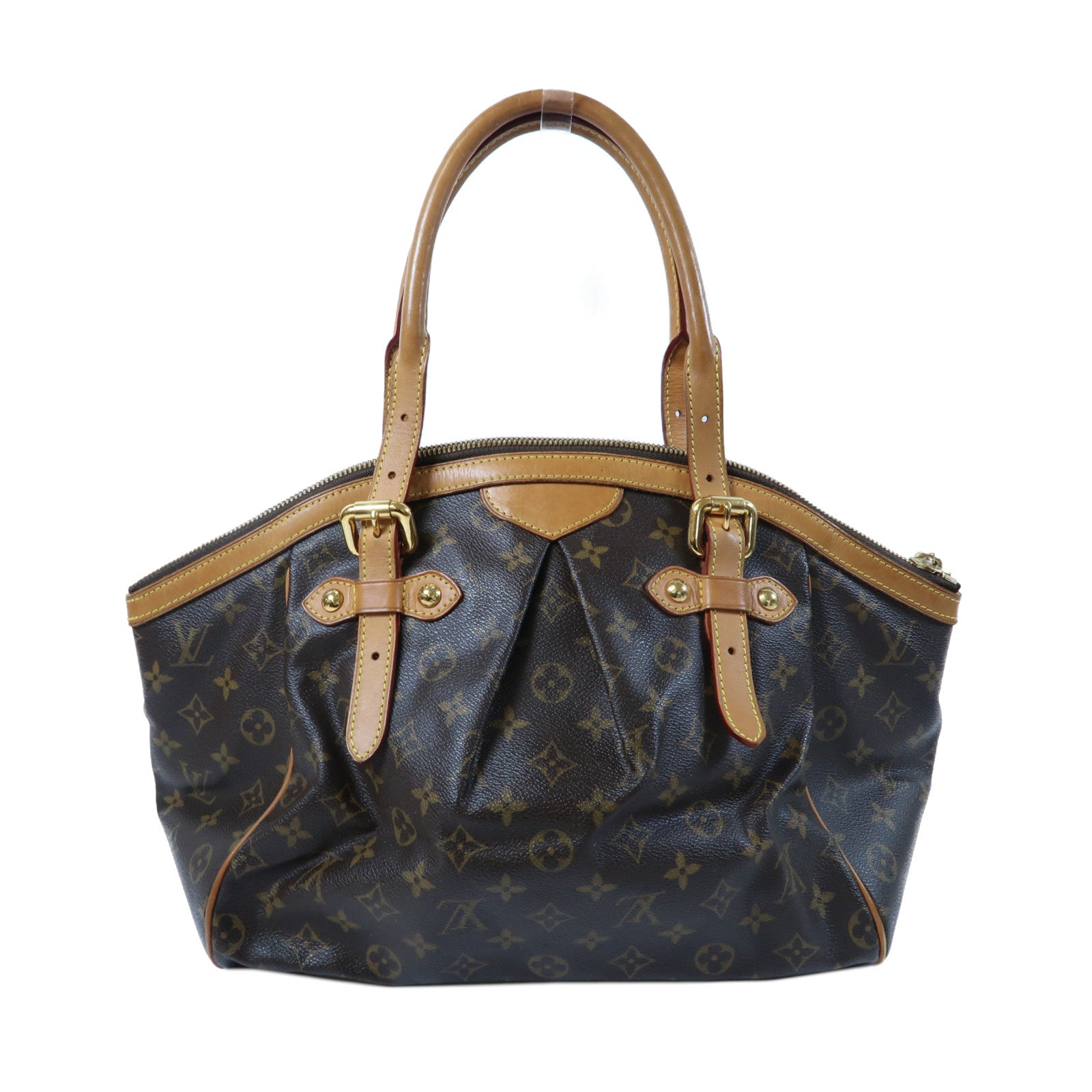 LOUIS VUITTON 【激減優惠】Monogram Tivoli GM金扣手挽袋啡色