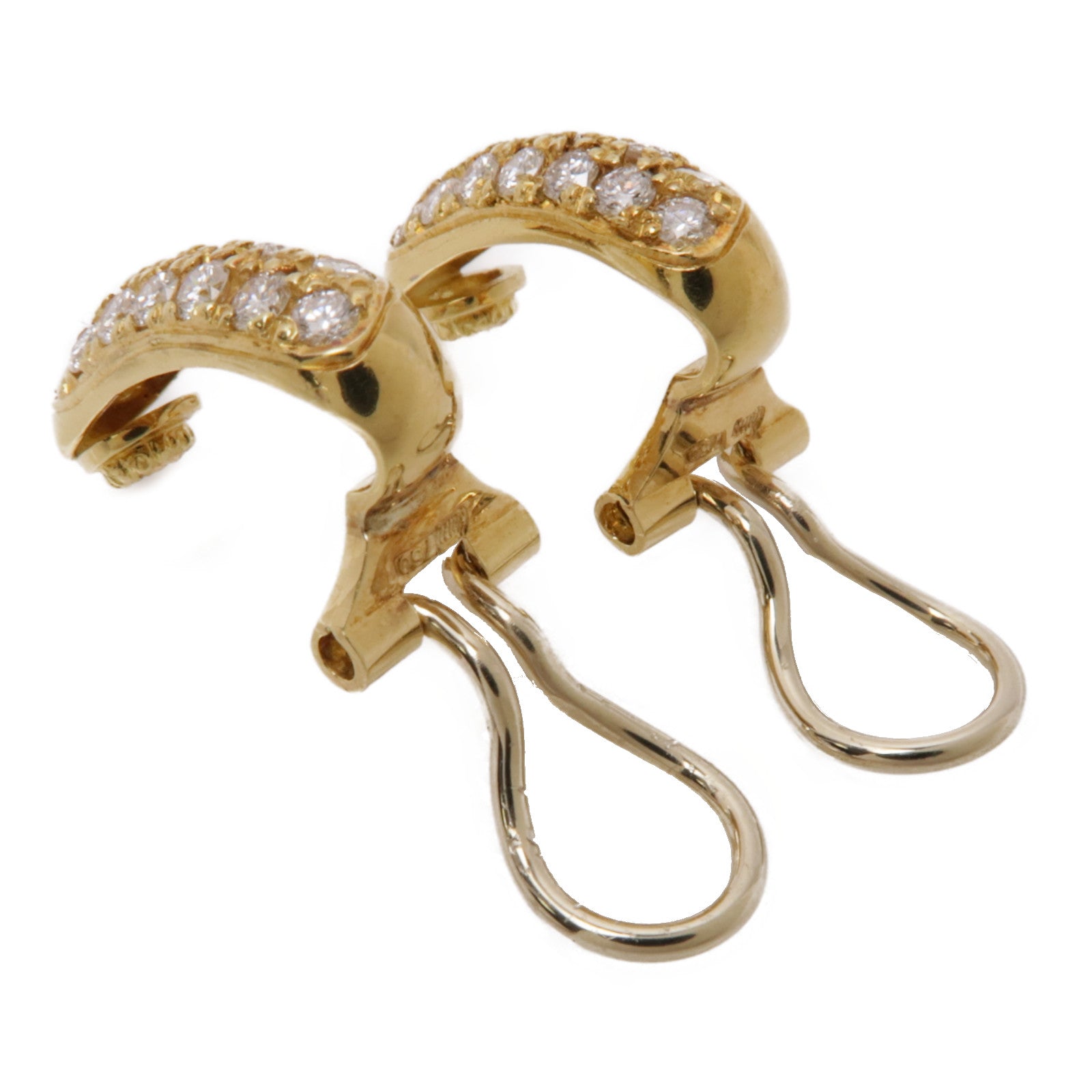 JEWELRY 18K黃金Diamond Earrings鑽石耳環