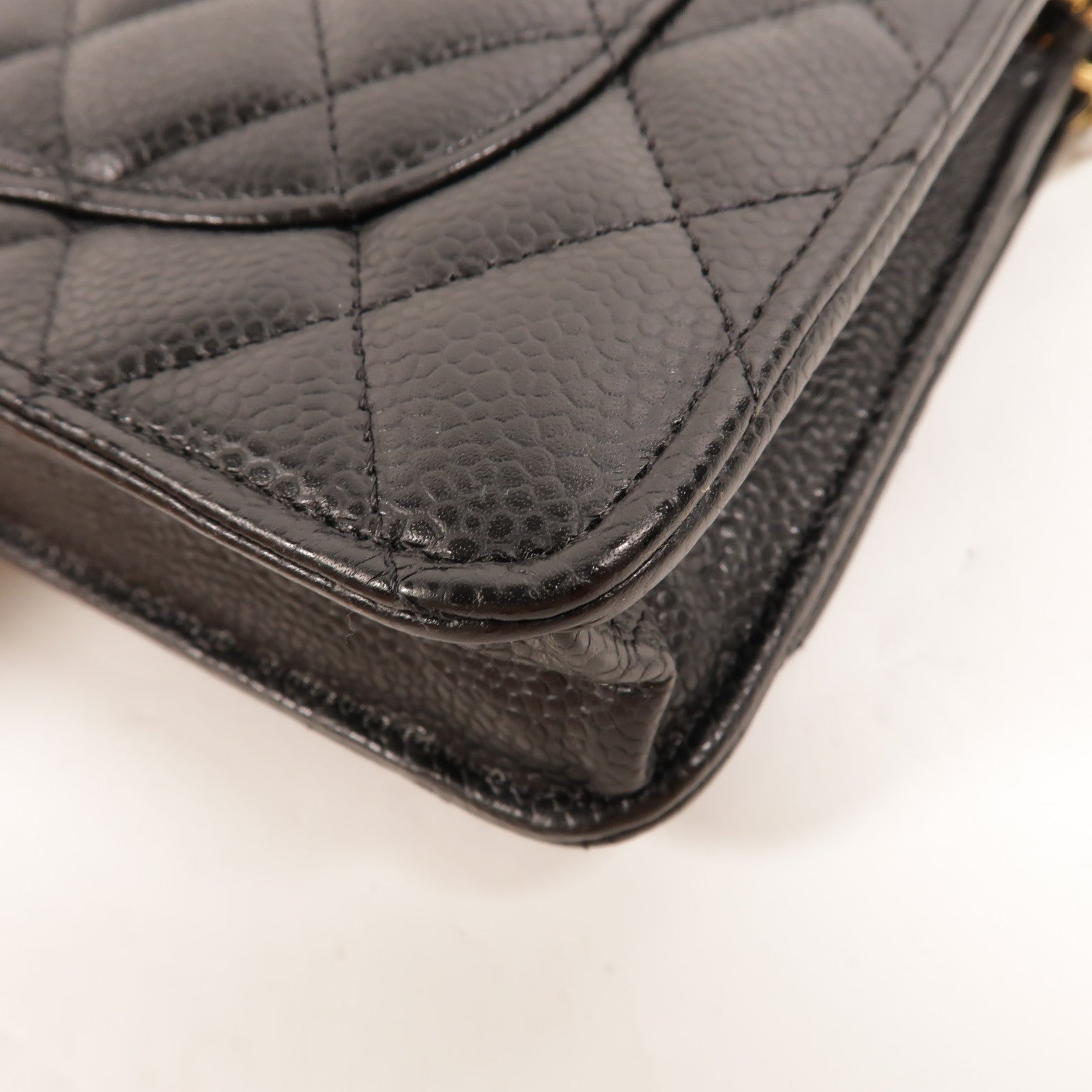 CHANEL 牛皮皮革WOC Wallet On Chain鏈帶肩背袋