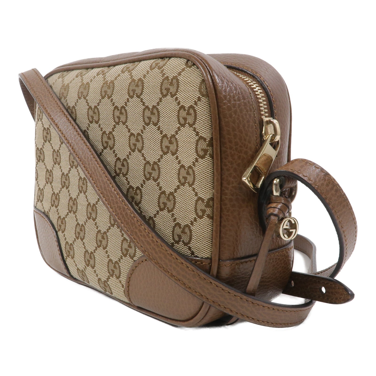 GUCCI 帆布Mini Bree Messenger Bag肩背袋