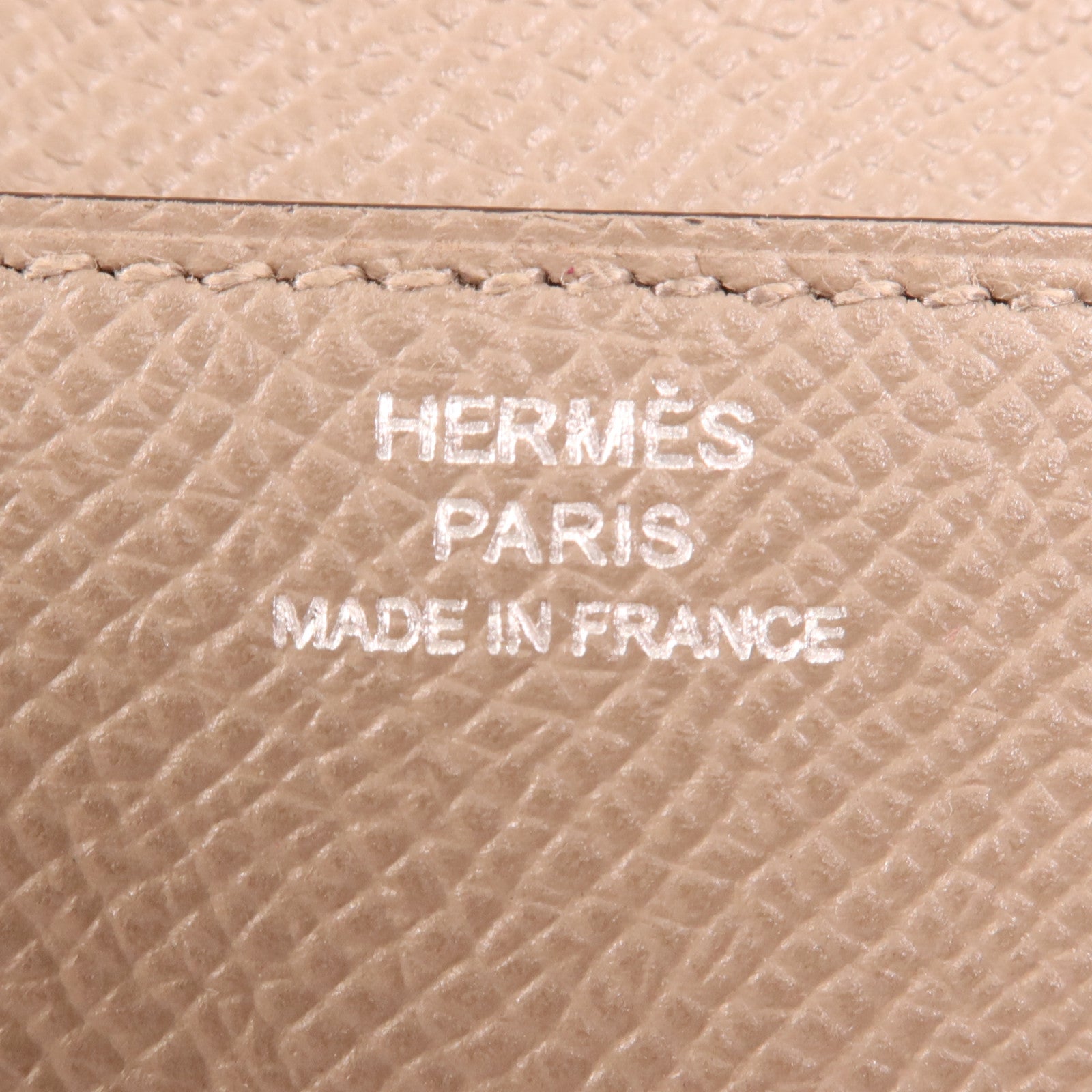 HERMES Epsom皮革Clic 16銀扣肩背袋