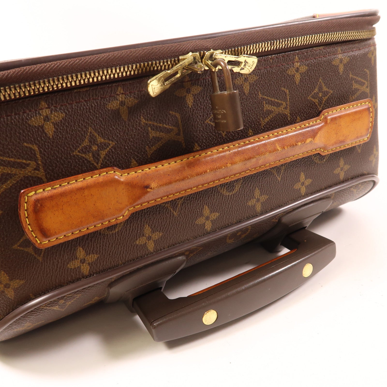 LOUIS VUITTON 【激減優惠】Monogram Pegase 50金扣行李箱