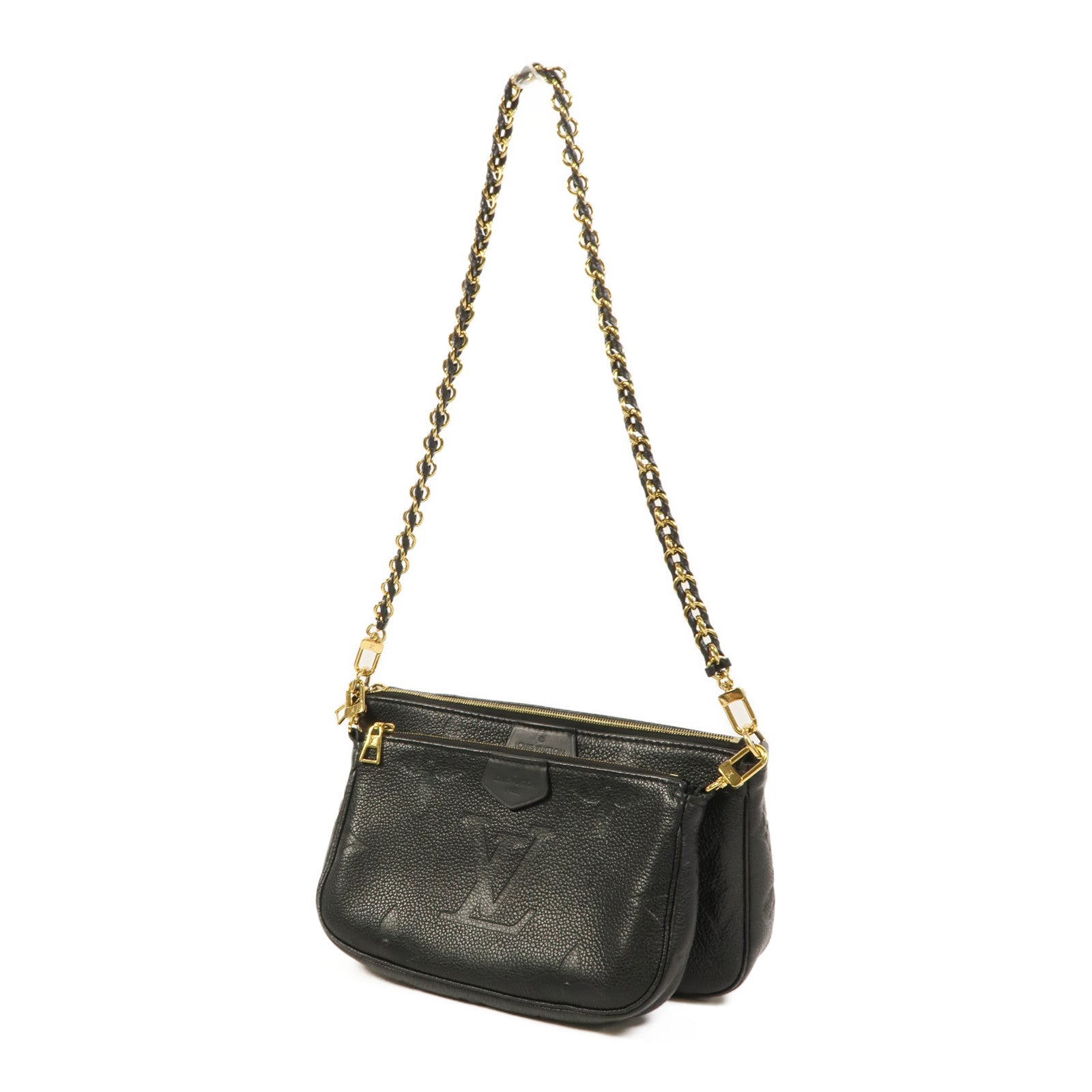 LOUIS VUITTON Monogram Empreinte Multi Pochette Accessoires手挽肩背兩用袋