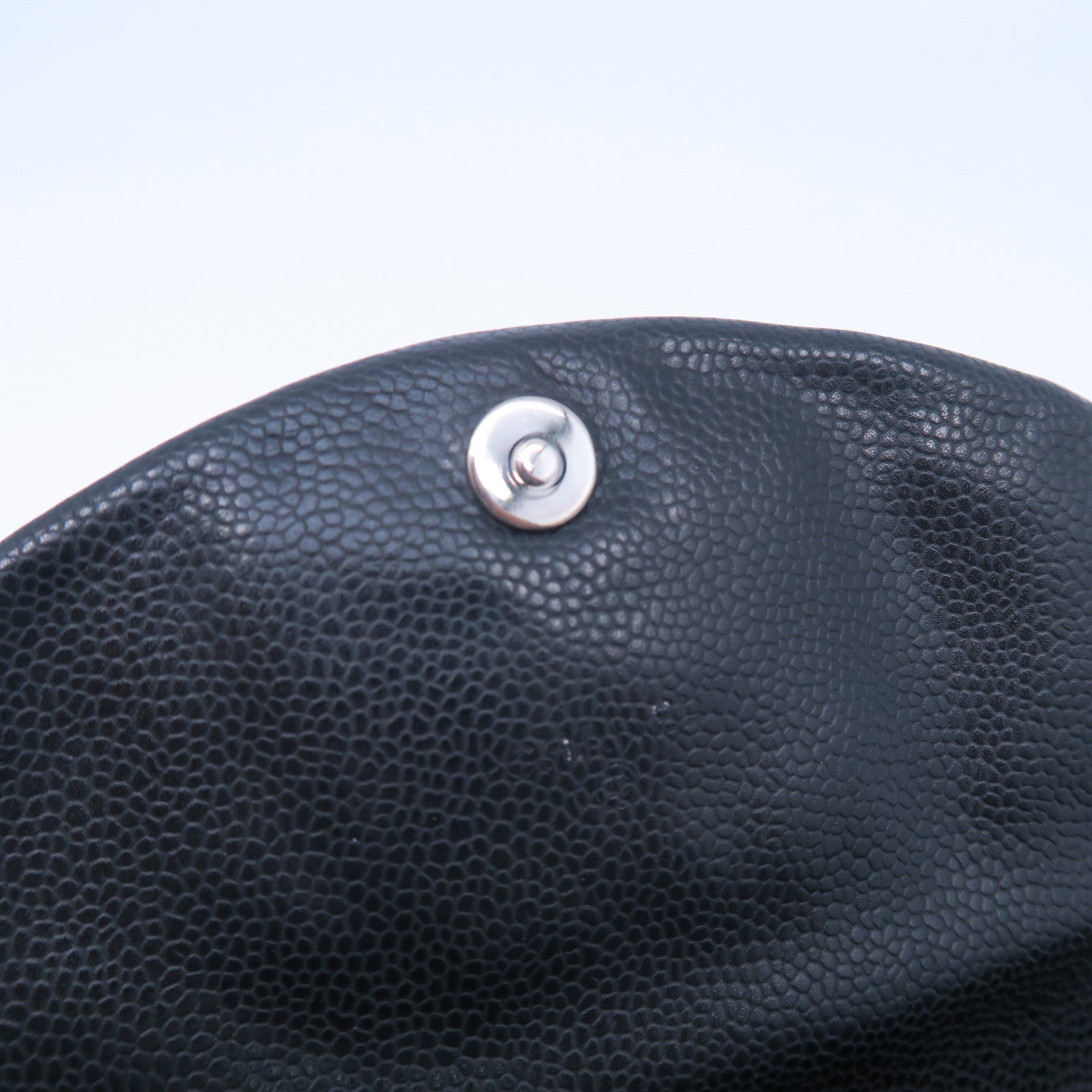CHANEL 【激減優惠】牛皮皮革Chain Shoulder Bag銀扣鏈帶肩背袋黑色
