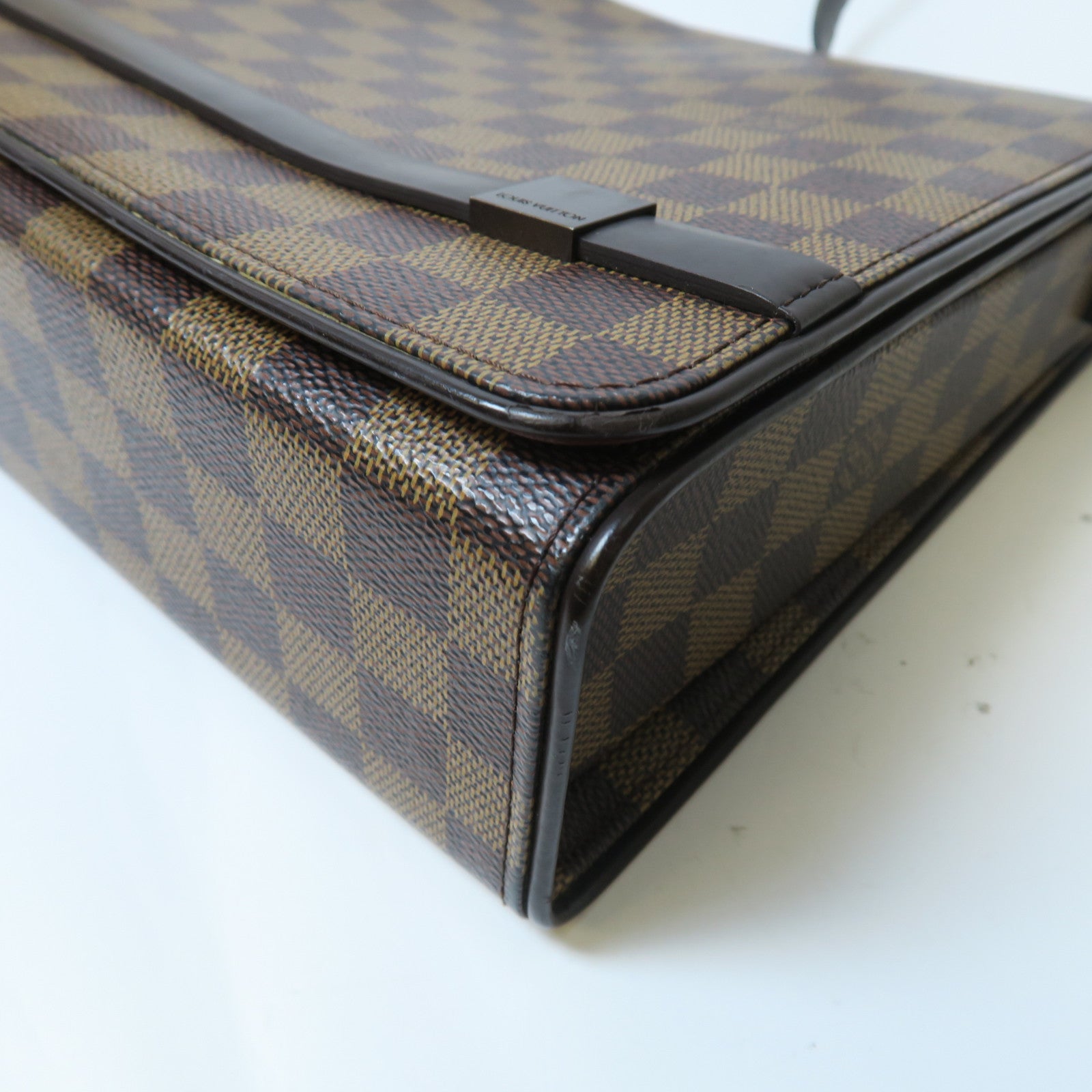 LOUIS VUITTON **【激減優惠】Damier Tribeca Carre金扣肩背袋啡色
