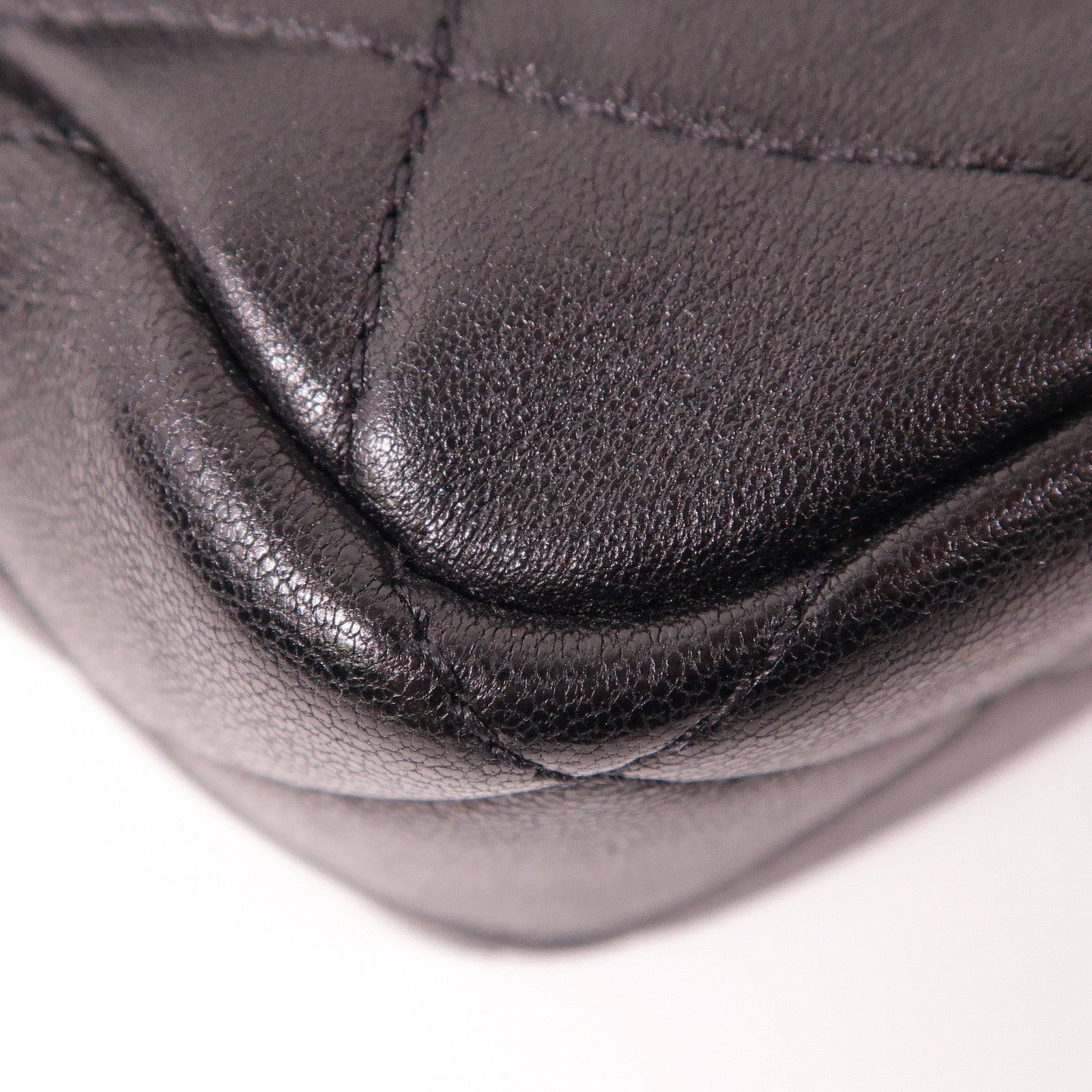 CHANEL 羊皮皮革Chain Shoulder金扣手挽肩背兩用袋