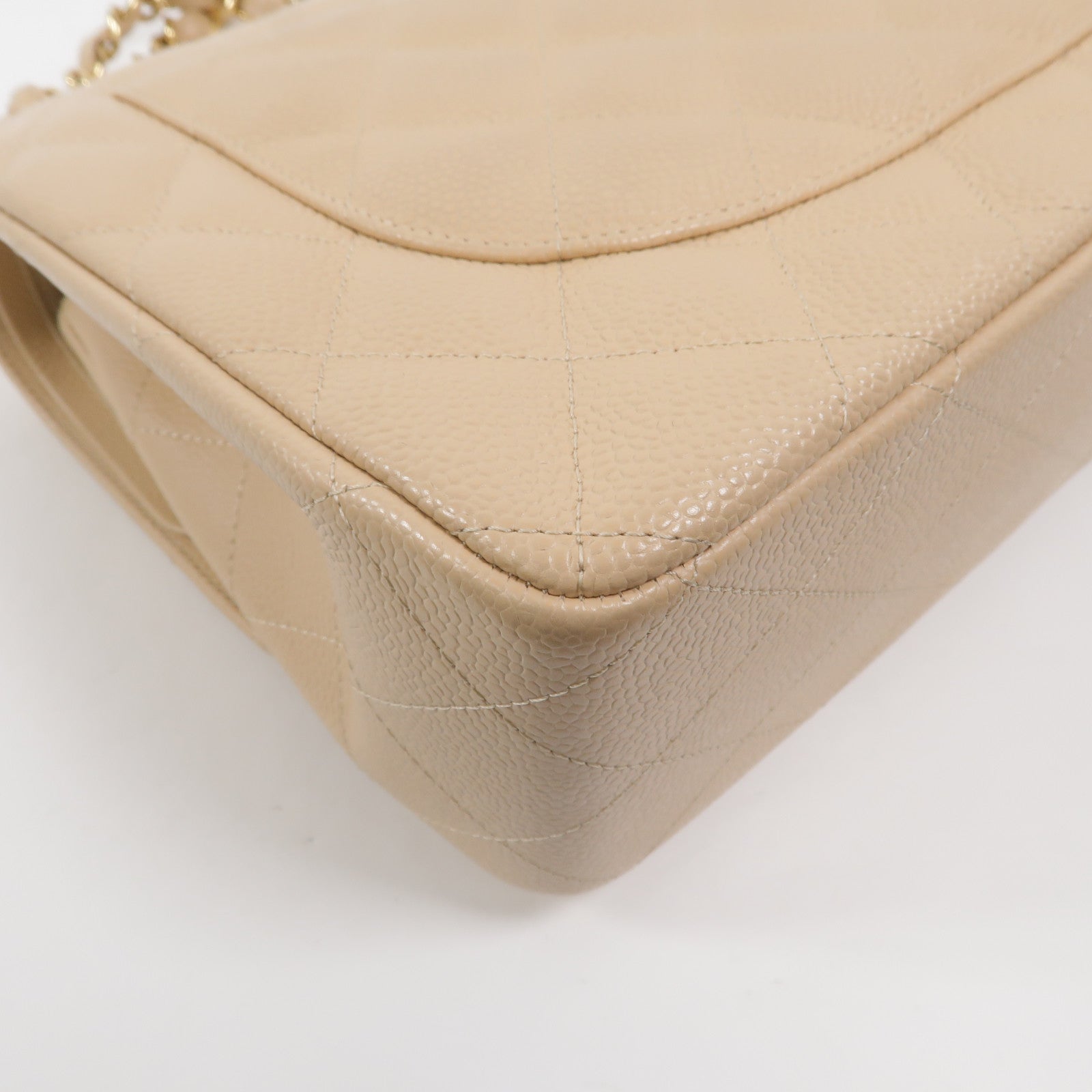 CHANEL 牛皮皮革Large Classic鏈帶肩背袋