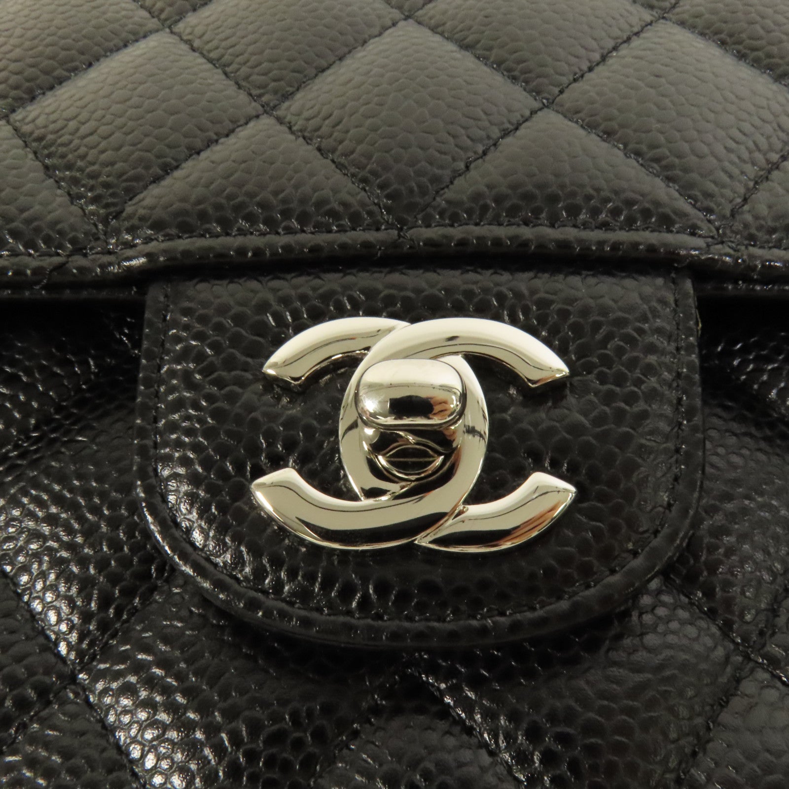 CHANEL 牛皮皮革Classic 25銀扣鏈帶肩背袋