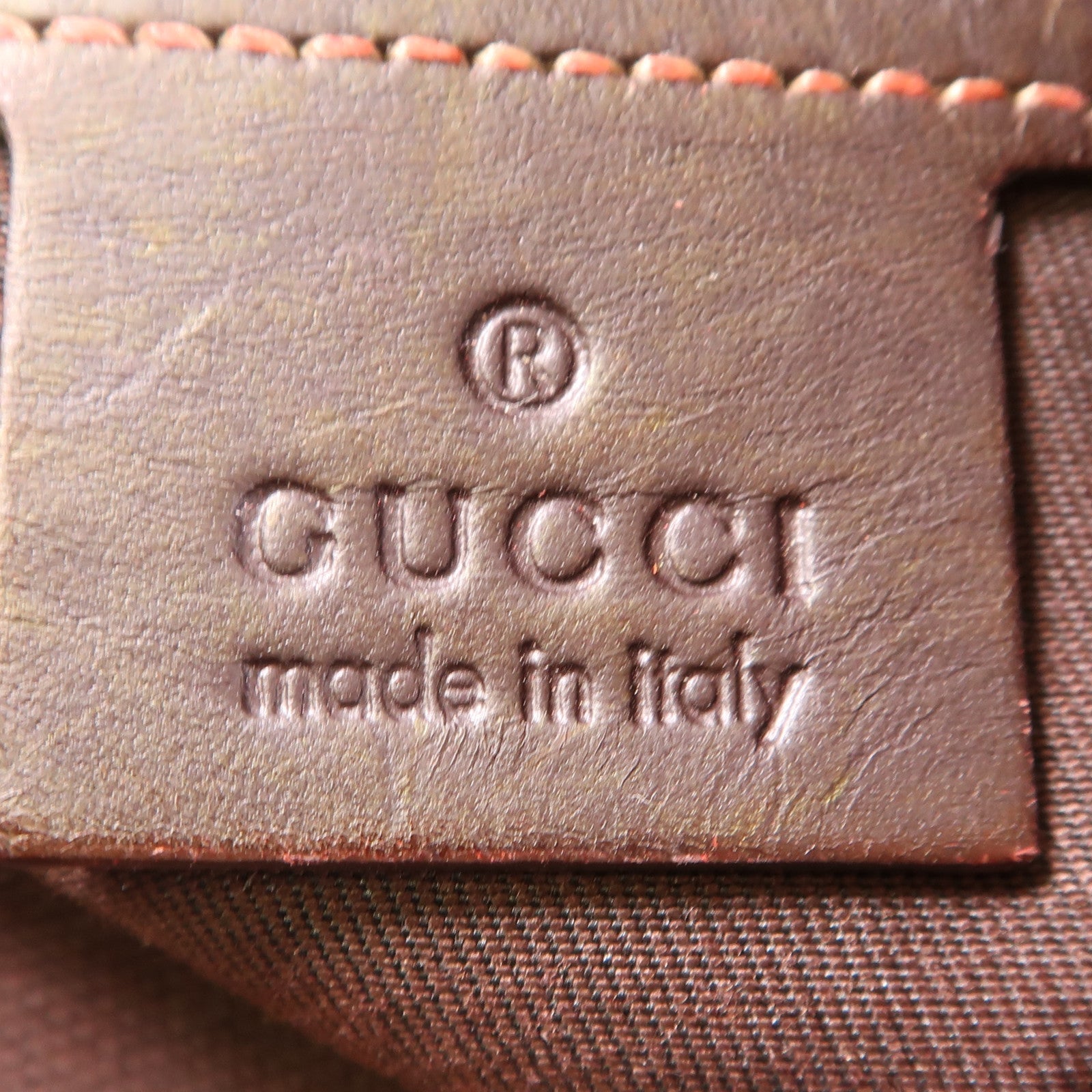 GUCCI 塗層帆布Waist Bag金扣腰包