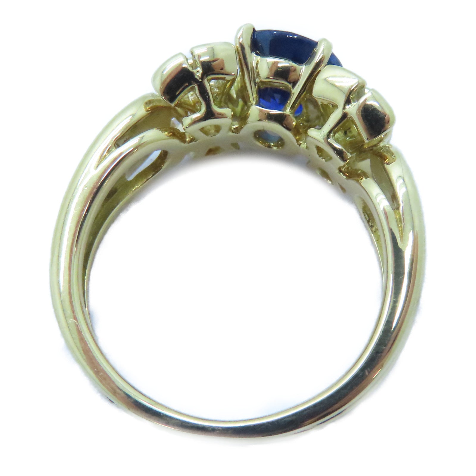 MORABITO 18K黃金Sapphire Ring藍寶石戒指US#5.5