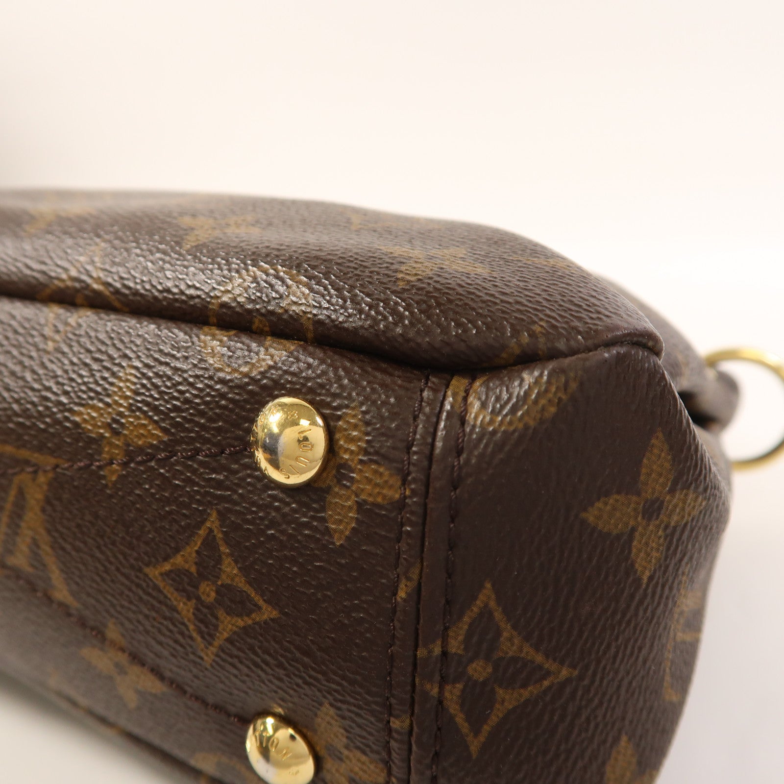 LOUIS VUITTON Monogram Pallas BB金扣手挽肩背兩用袋