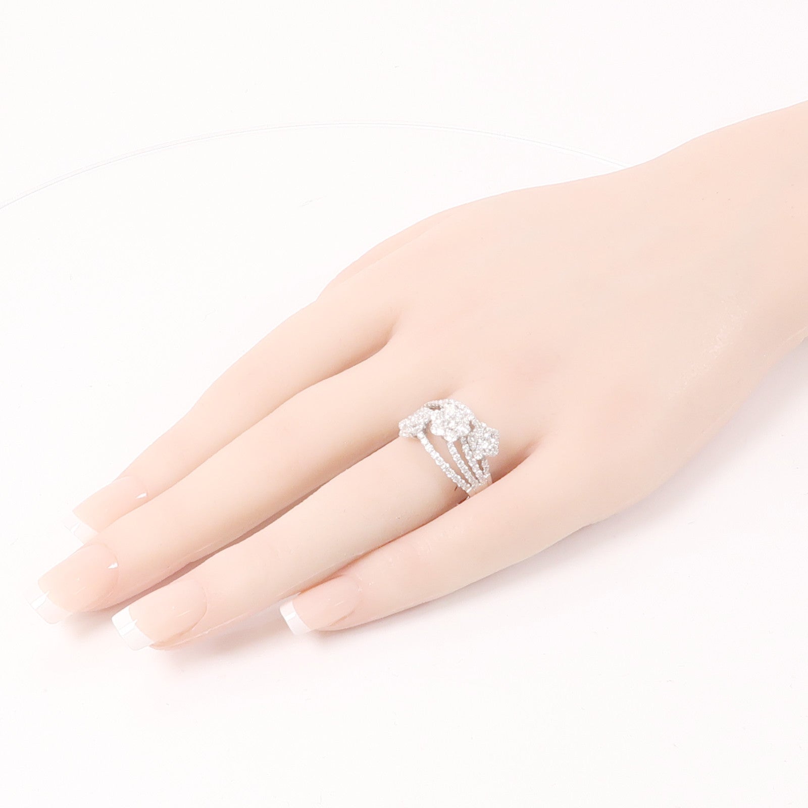 JEWELRY 18K白金Diamond Ring 1.66ct/0.68ct鑽石戒指US#8.75