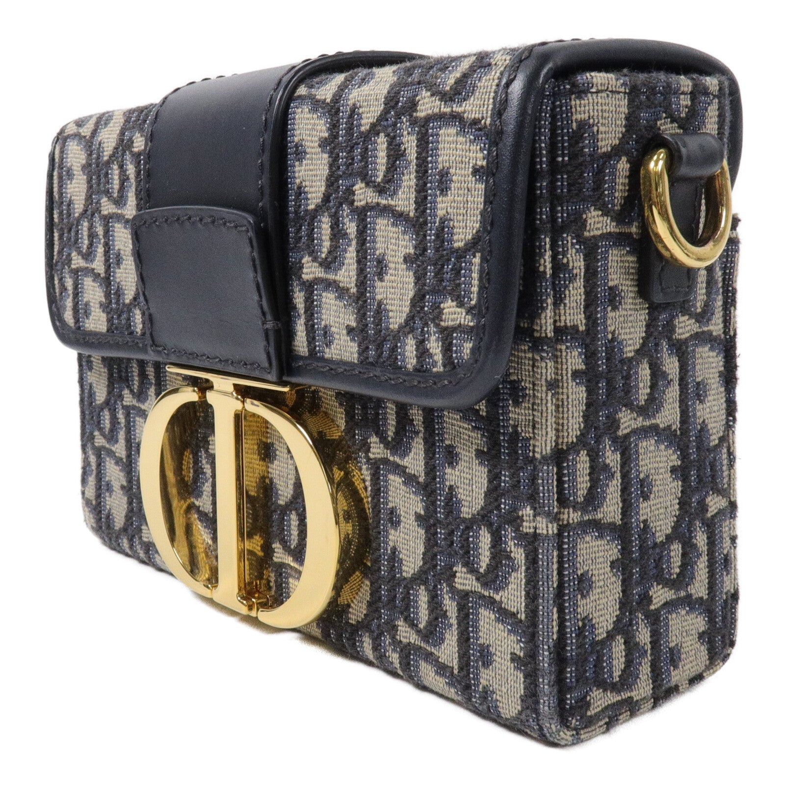 Dior Dior Oblique帆布30 Montaigne Box Bag肩背袋