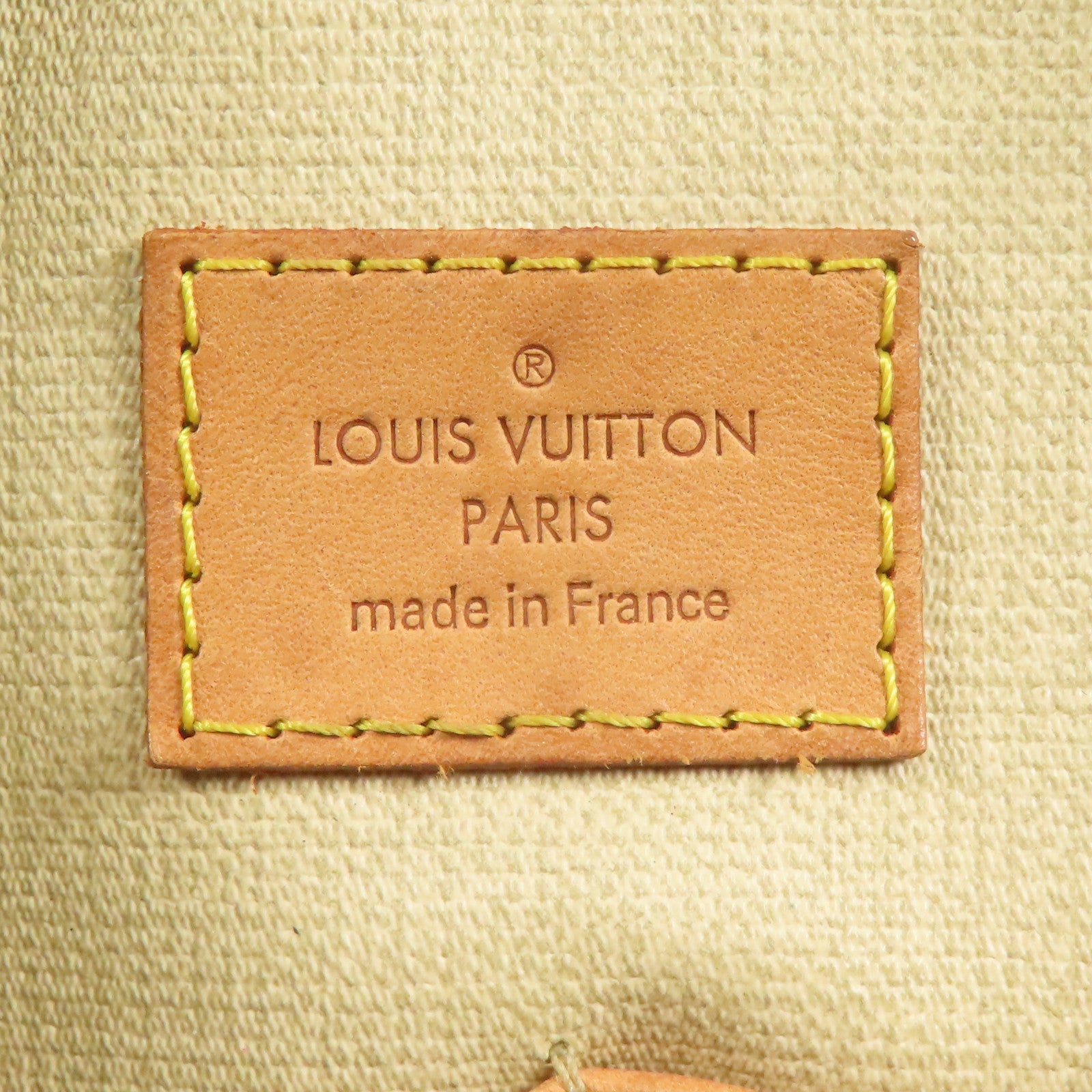 LOUIS VUITTON Monogram Trouville金扣手挽袋