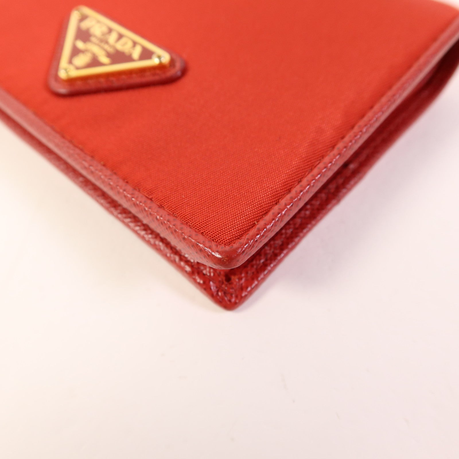 PRADA 尼龍Vitello Move金扣錢包