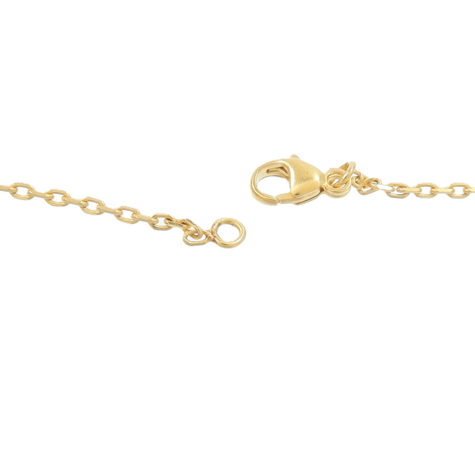 HERMES 金屬/Swift皮革O'Kelly Necklace項鍊Noir