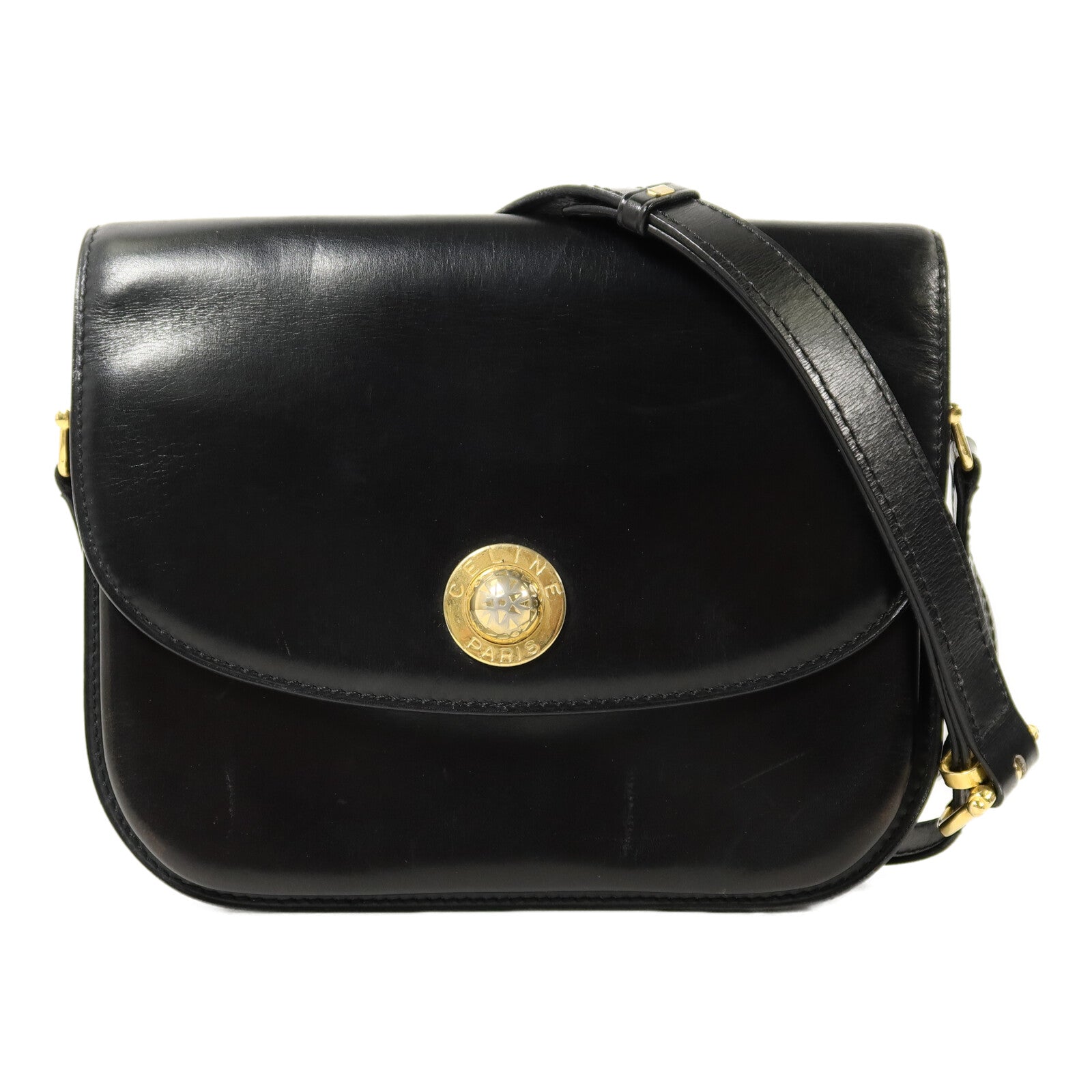 CELINE 牛皮皮革Vintage Star Ball Bag肩背袋