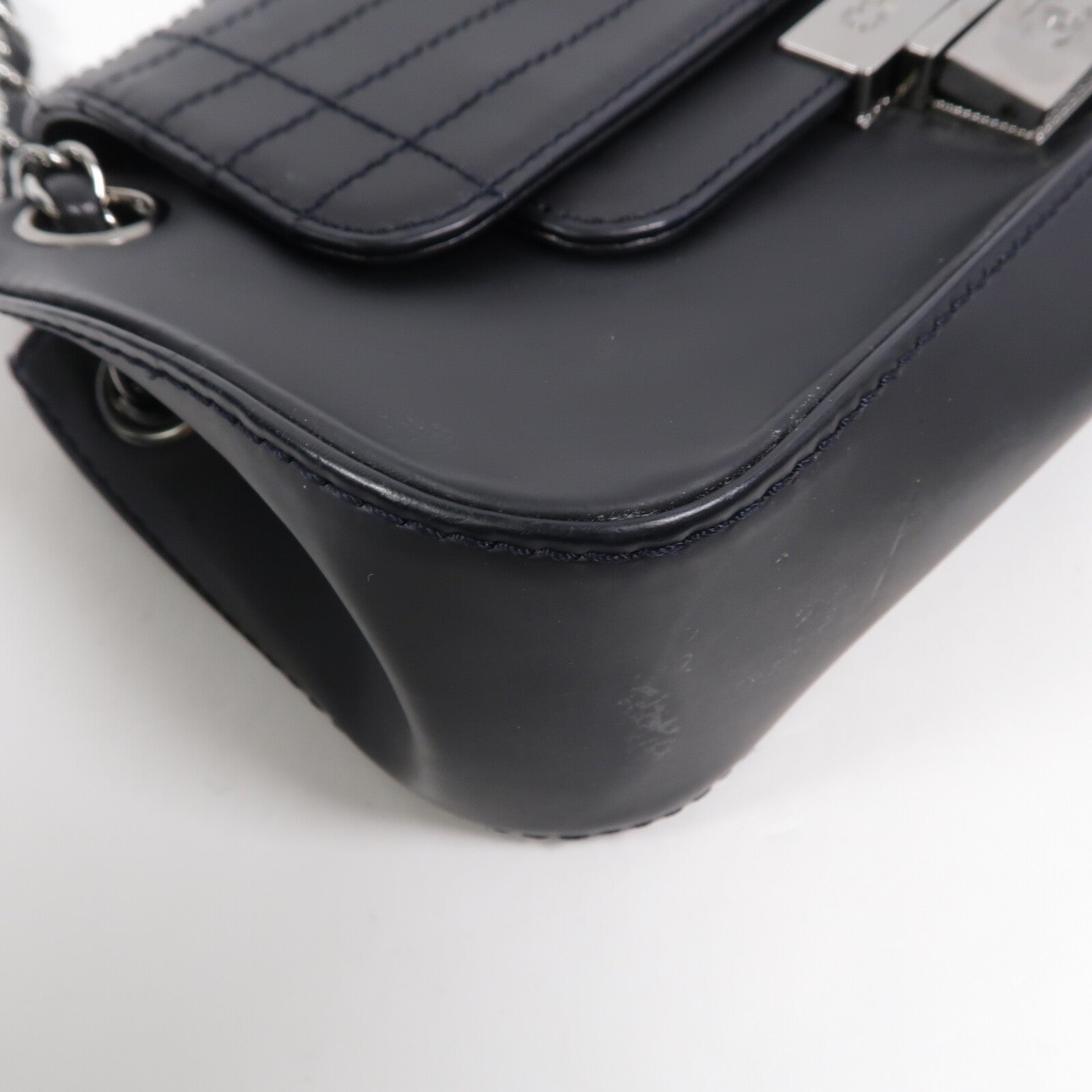 CHANEL 牛皮皮革Shoulder Bag鏈帶肩背袋