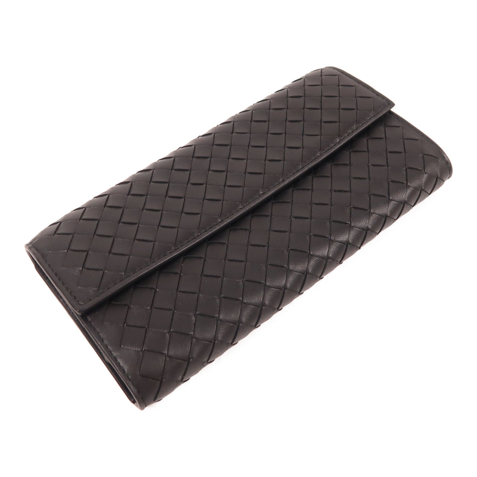 BOTTEGA VENETA 織紋皮革Long Wallet長錢包