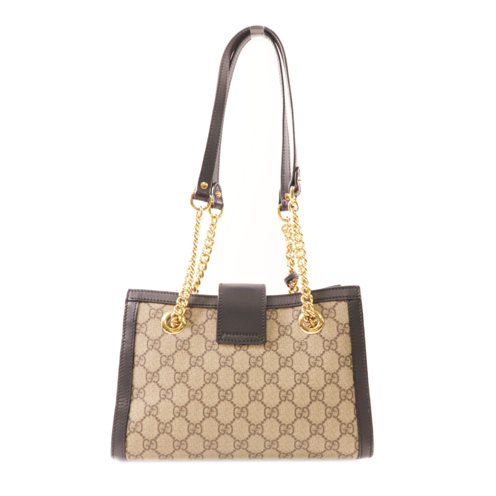 GUCCI 塗層帆布Padlock金扣肩背袋