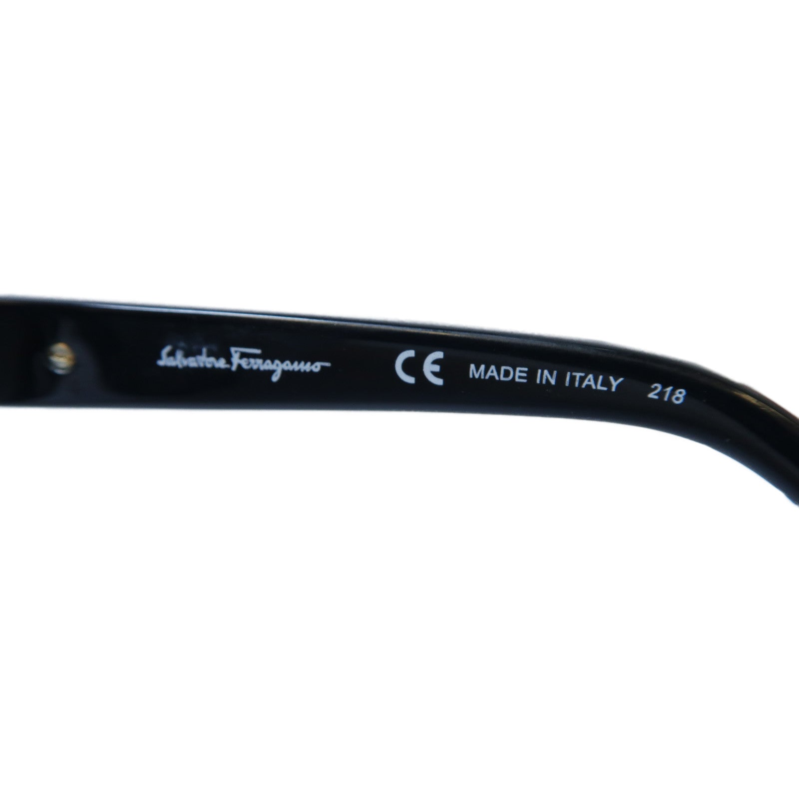 Salvatore Ferragamo 【激減優惠】PVC Sunglasses太陽眼鏡黑色/金色