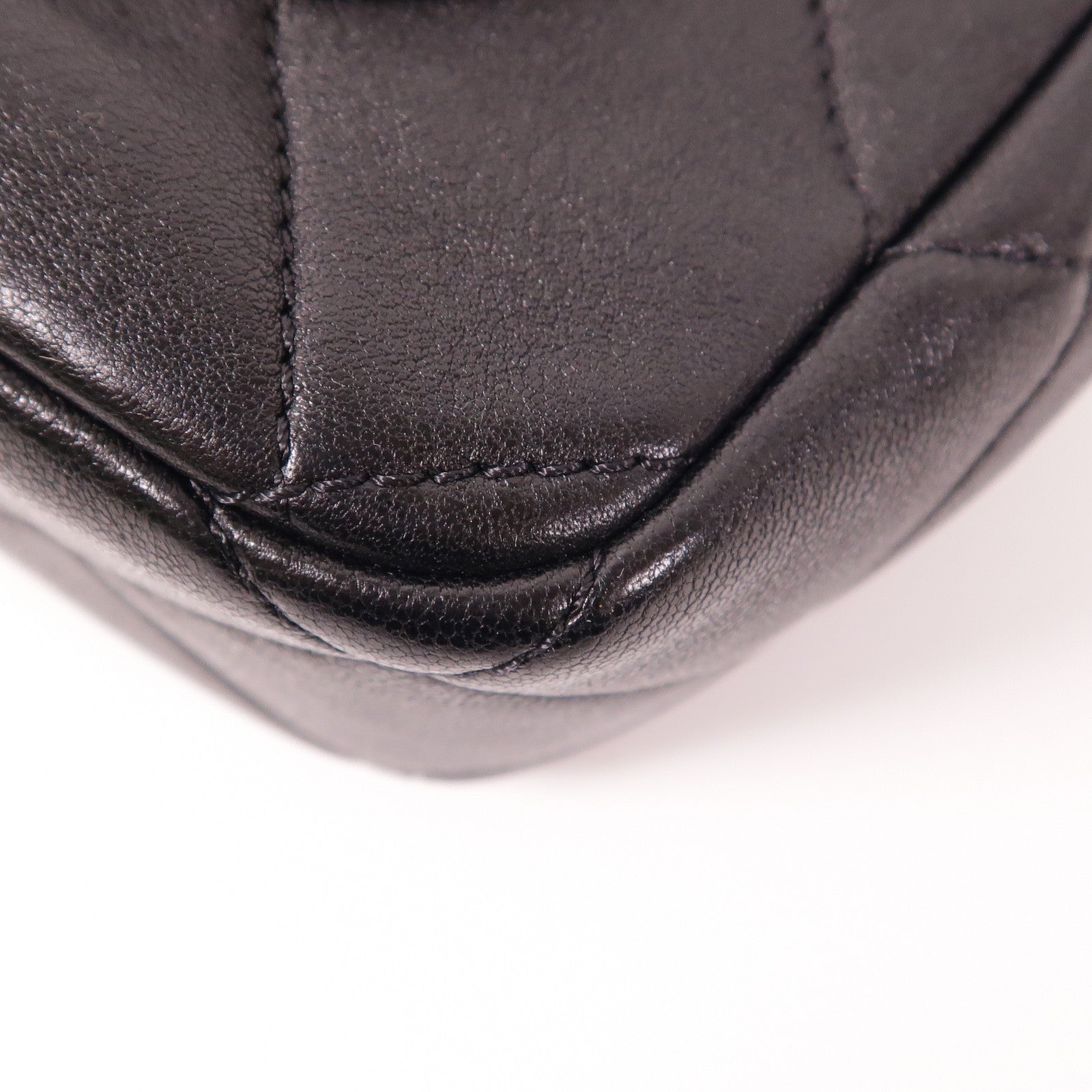 CHANEL 羊皮皮革Chain Shoulder金扣手挽肩背兩用袋