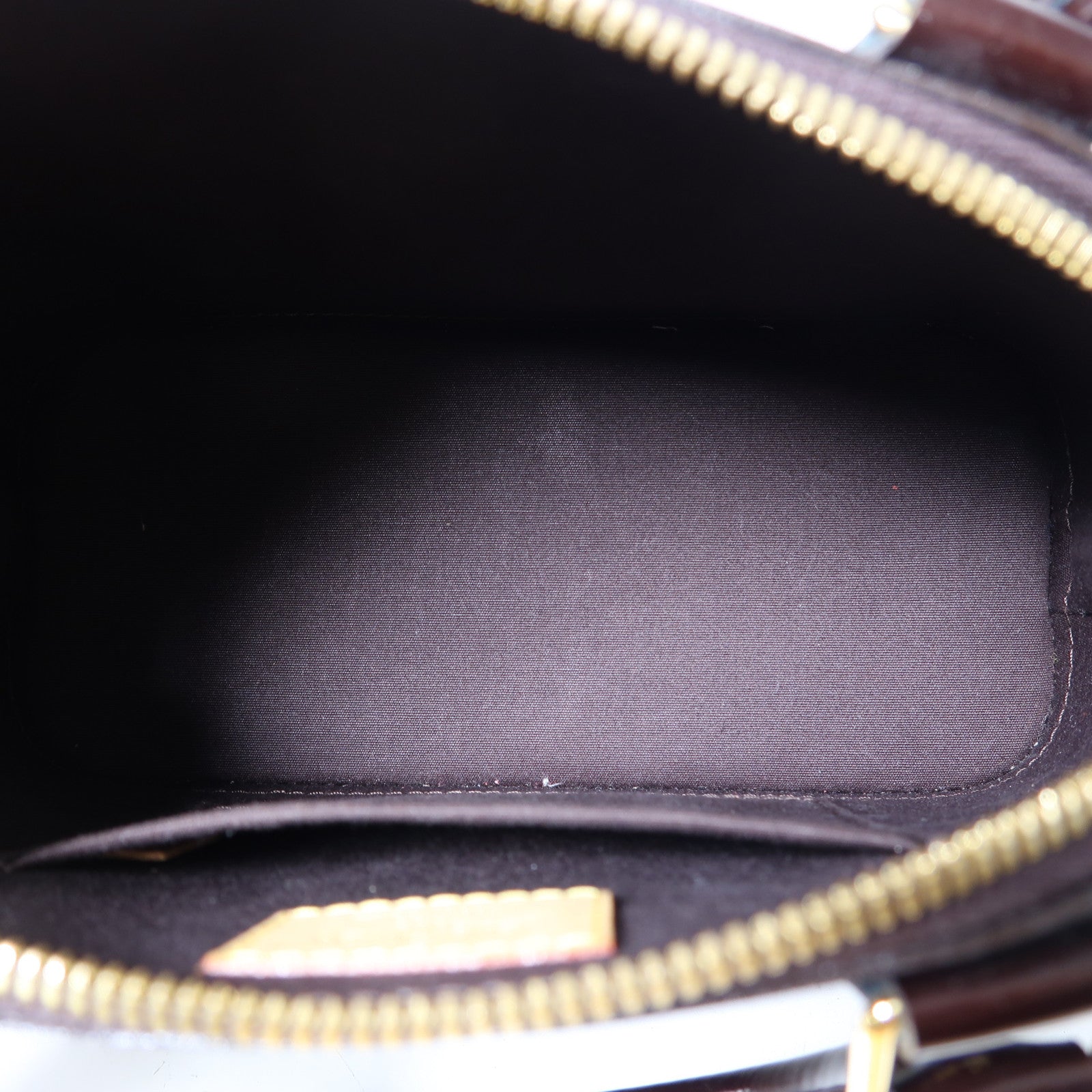 LOUIS VUITTON 【激減優惠】Vernis Alma BB金扣手挽肩背兩用袋深紅色
