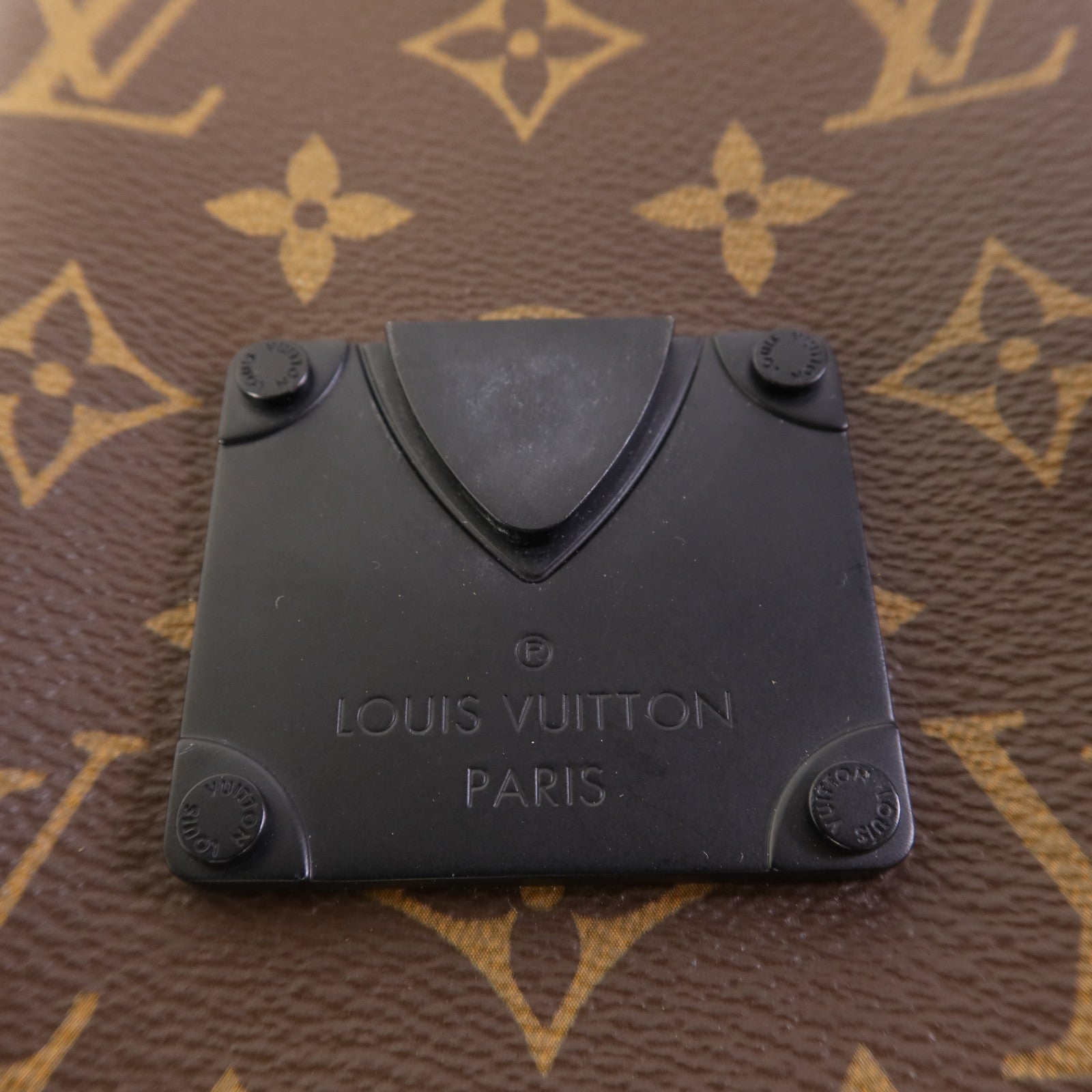 LOUIS VUITTON Monogram Macassar S-Lock肩背袋