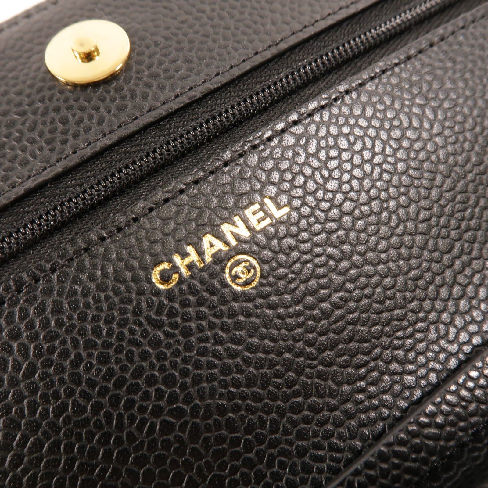 CHANEL 牛皮皮革WOC Wallet On Chain鏈帶肩背袋