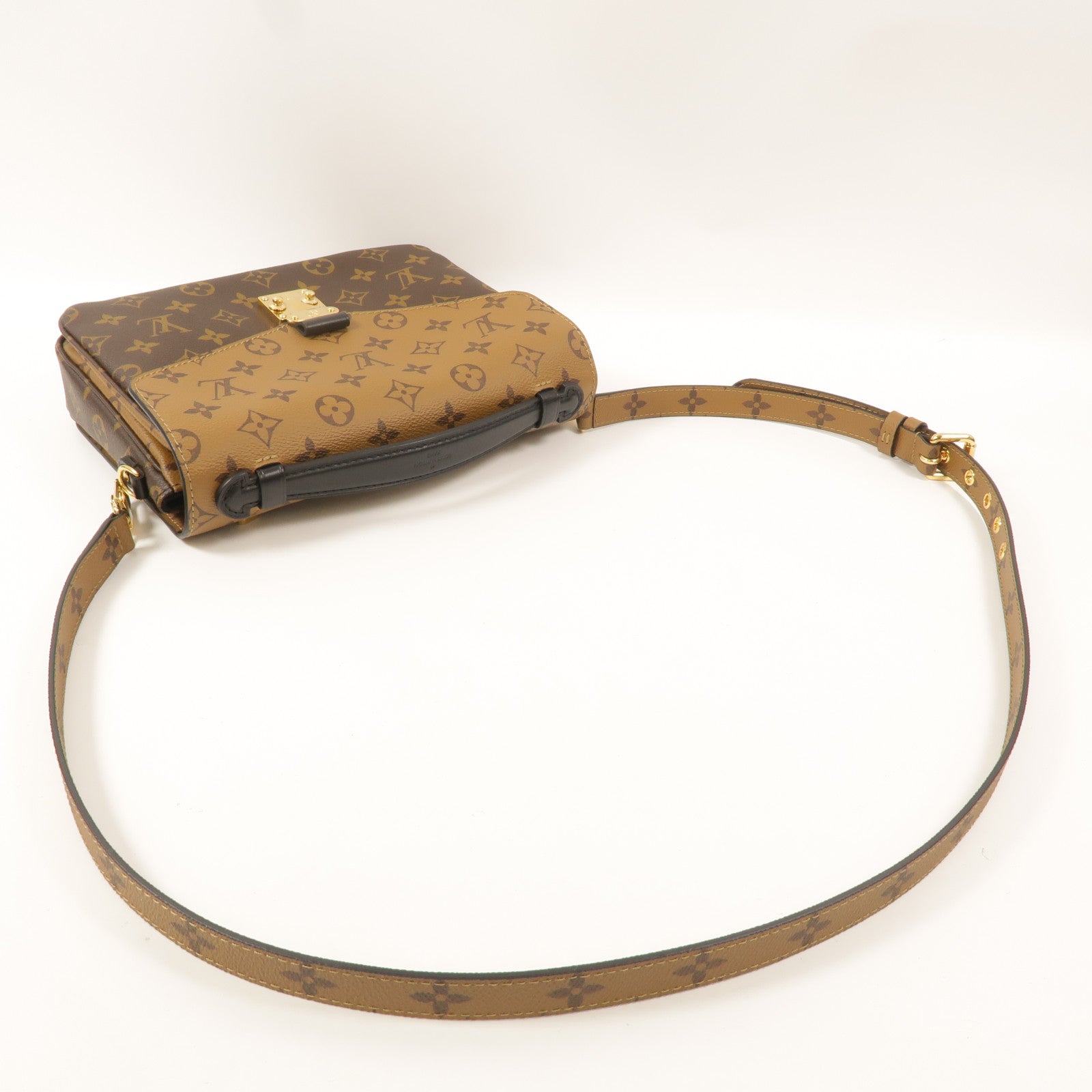 LOUIS VUITTON Monogram Reverse Pochette Metis手挽肩背兩用袋