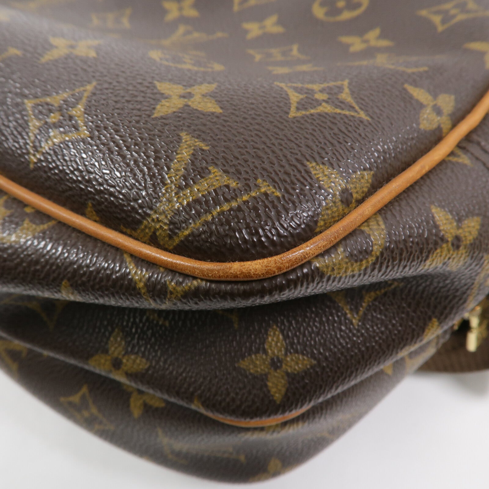 LOUIS VUITTON Monogram Reporter PM金扣肩背袋