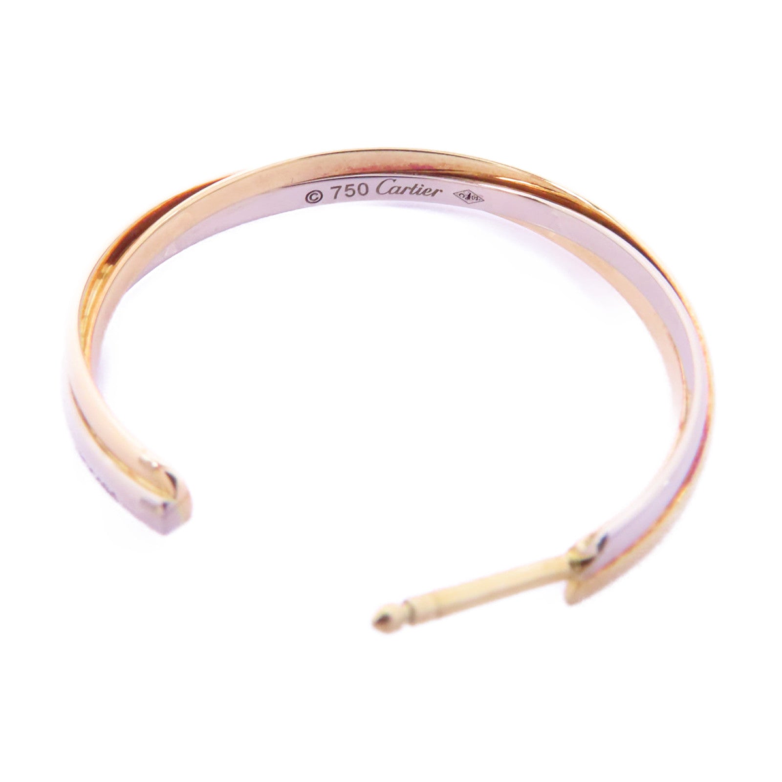 CARTIER 18K白金/黃金/玫瑰金Trinity Earrings耳環