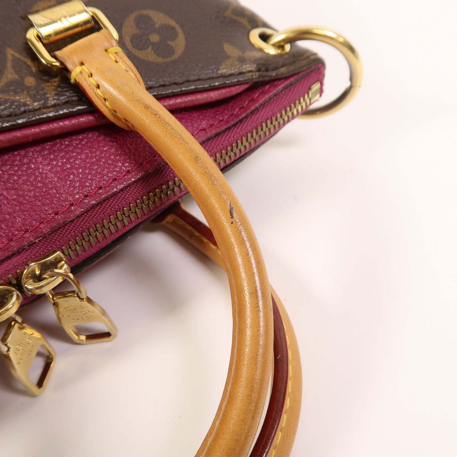 LOUIS VUITTON Monogram Pallas BB金扣手挽肩背兩用袋