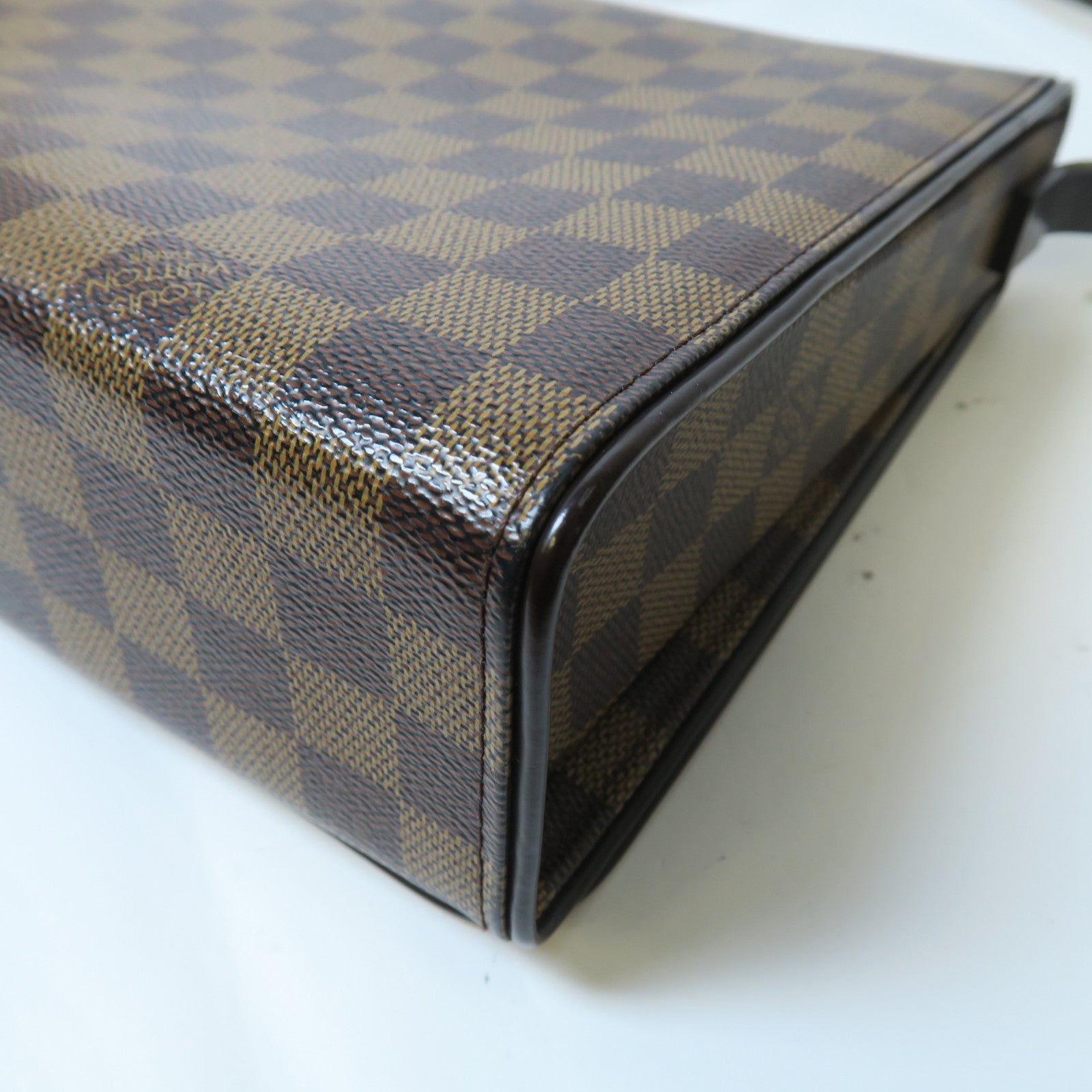 LOUIS VUITTON **【激減優惠】Damier Tribeca Carre金扣肩背袋啡色