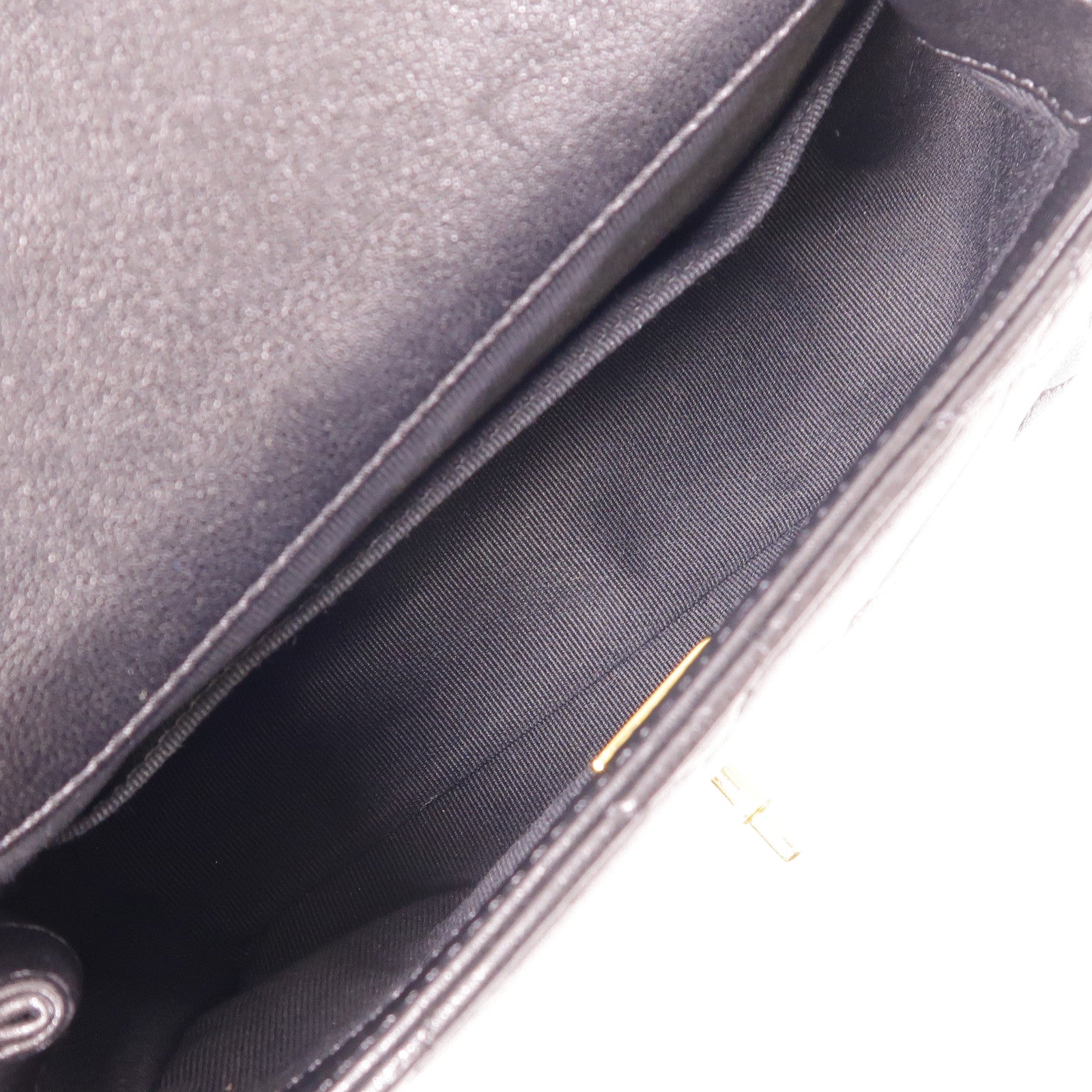 CHANEL 羊皮皮革Chain Shoulder金扣手挽肩背兩用袋