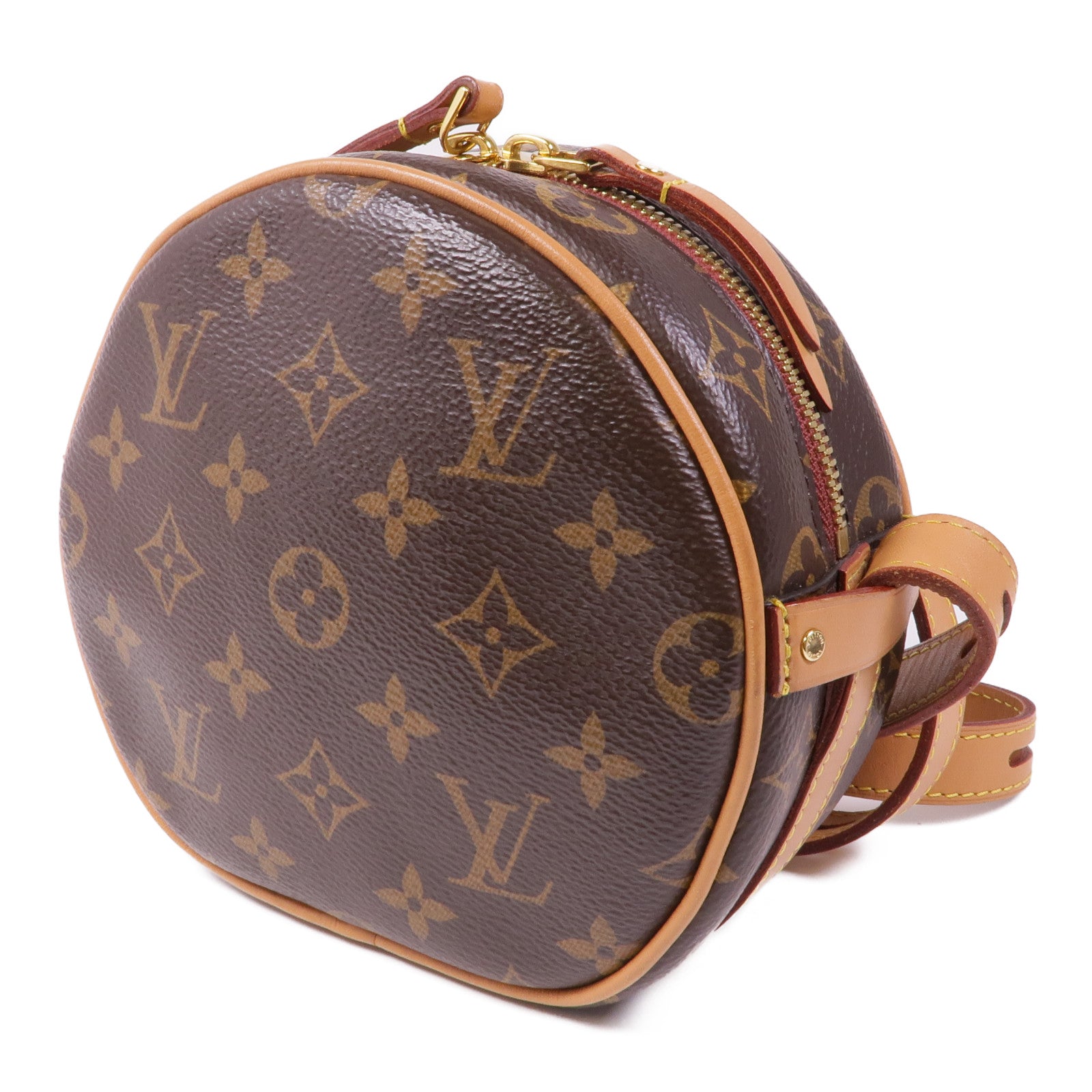 LOUIS VUITTON LV GHW Boite Chapeau Souple PM Shoulder Bag M45578 Monogram Brown