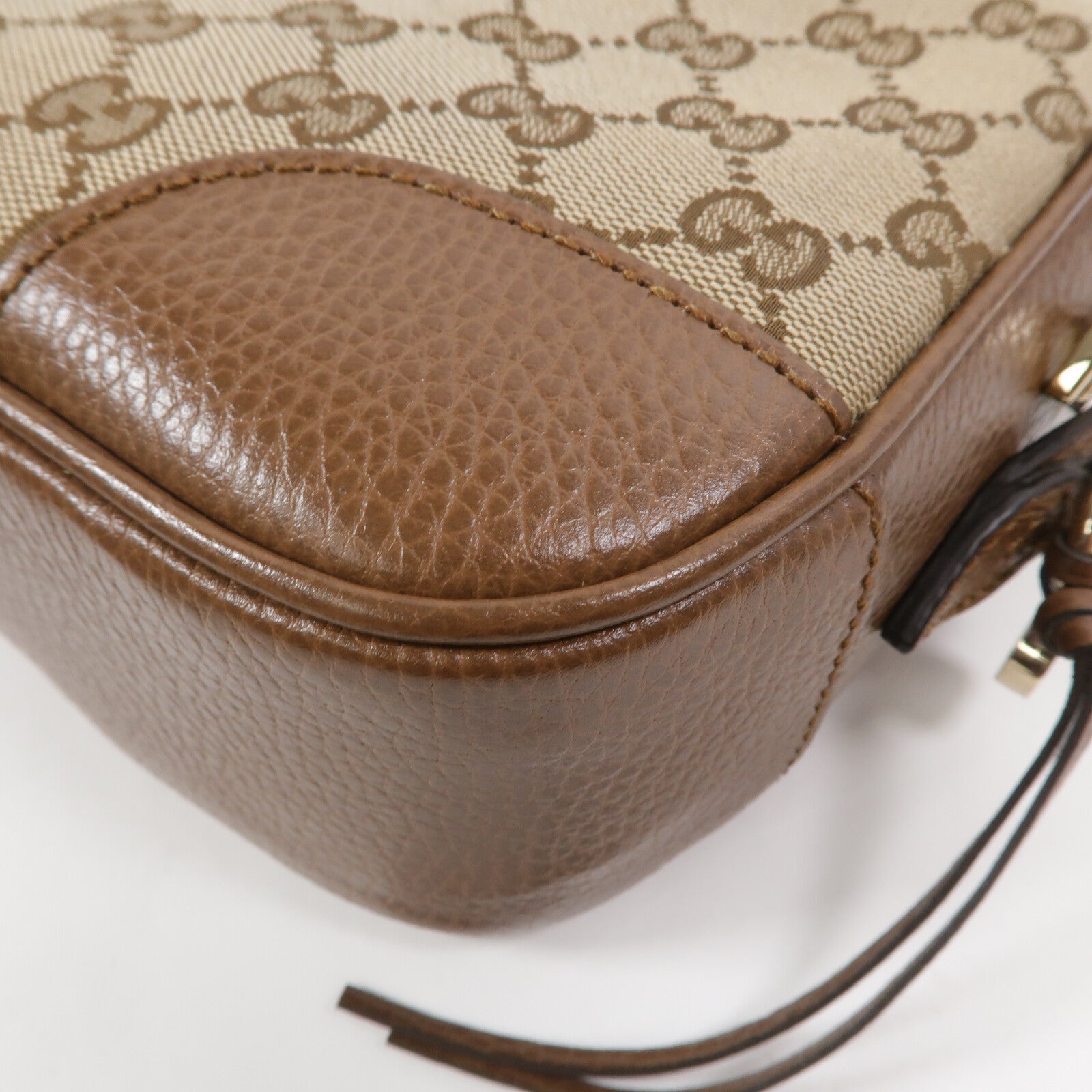 GUCCI 帆布Mini Bree Messenger Bag肩背袋