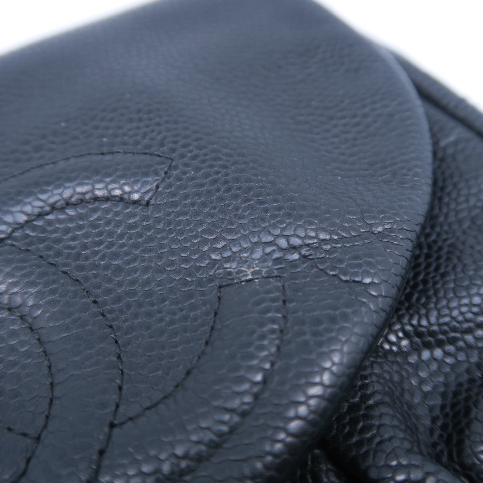 CHANEL 【激減優惠】牛皮皮革Chain Shoulder Bag銀扣鏈帶肩背袋黑色