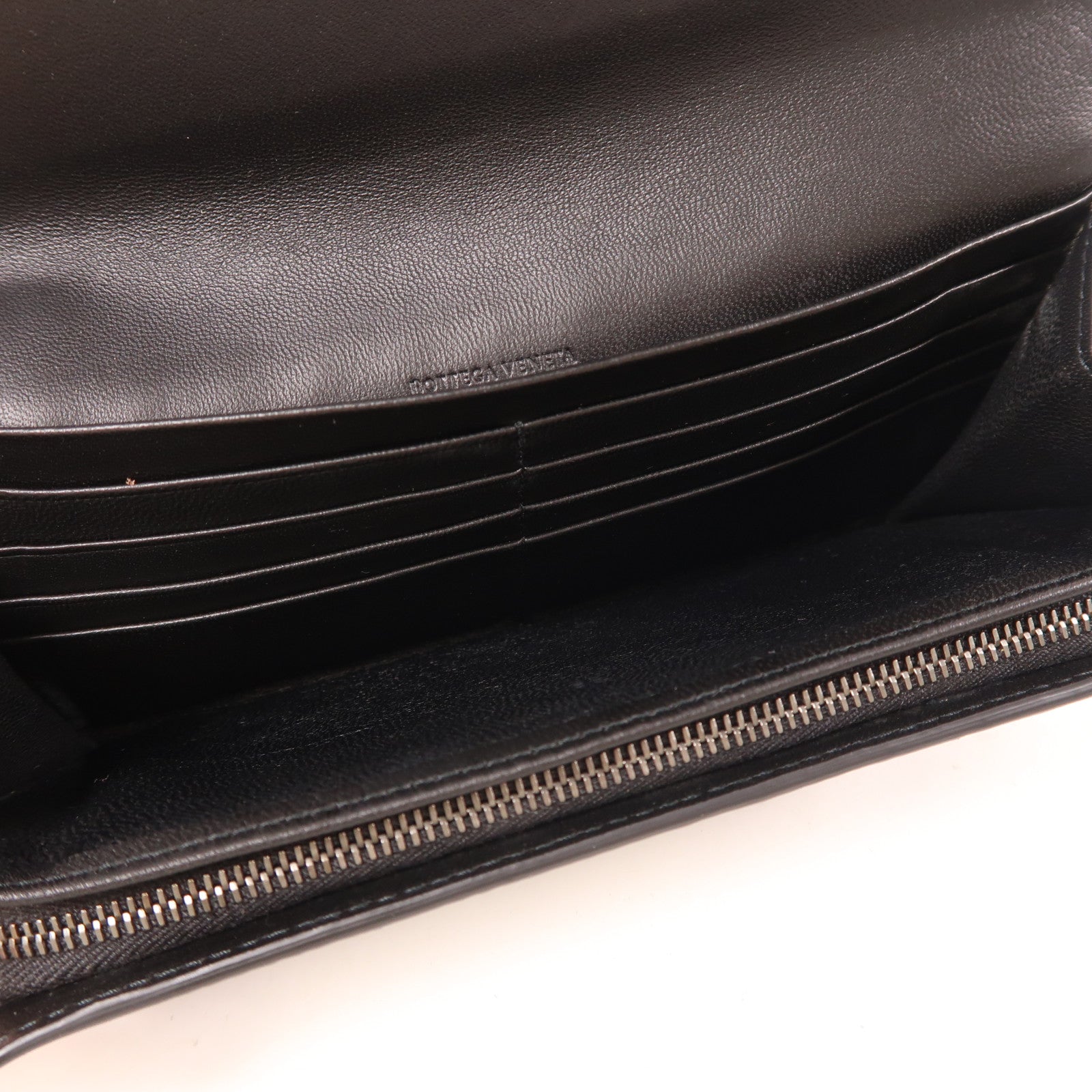 BOTTEGA VENETA 織紋皮革Long Wallet長錢包