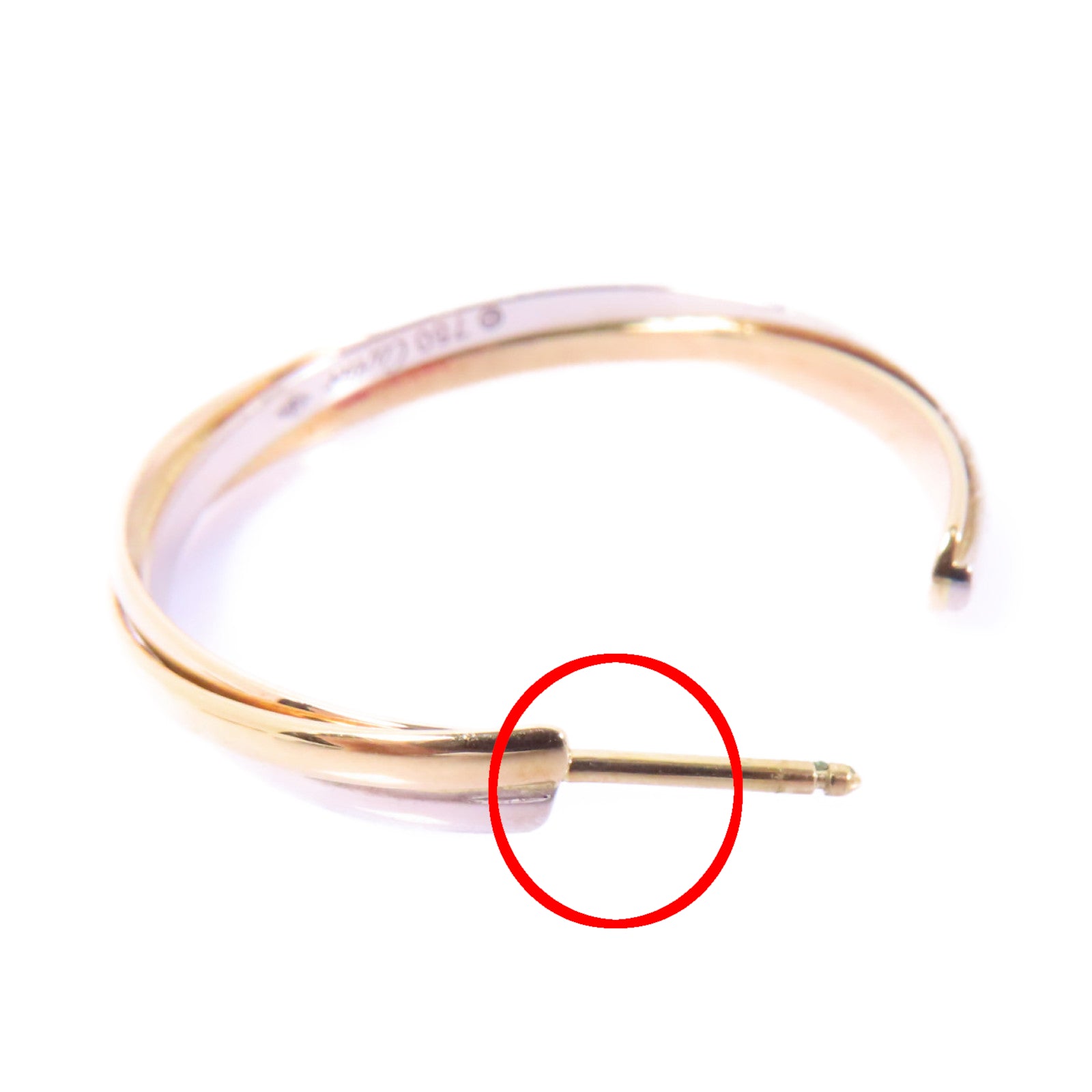 CARTIER 18K白金/黃金/玫瑰金Trinity Earrings耳環