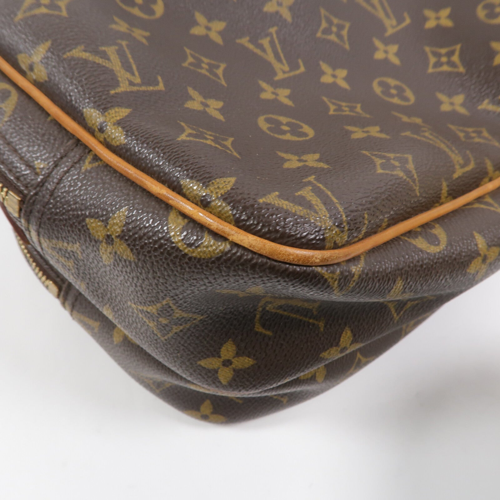 LOUIS VUITTON Monogram Reporter PM金扣肩背袋