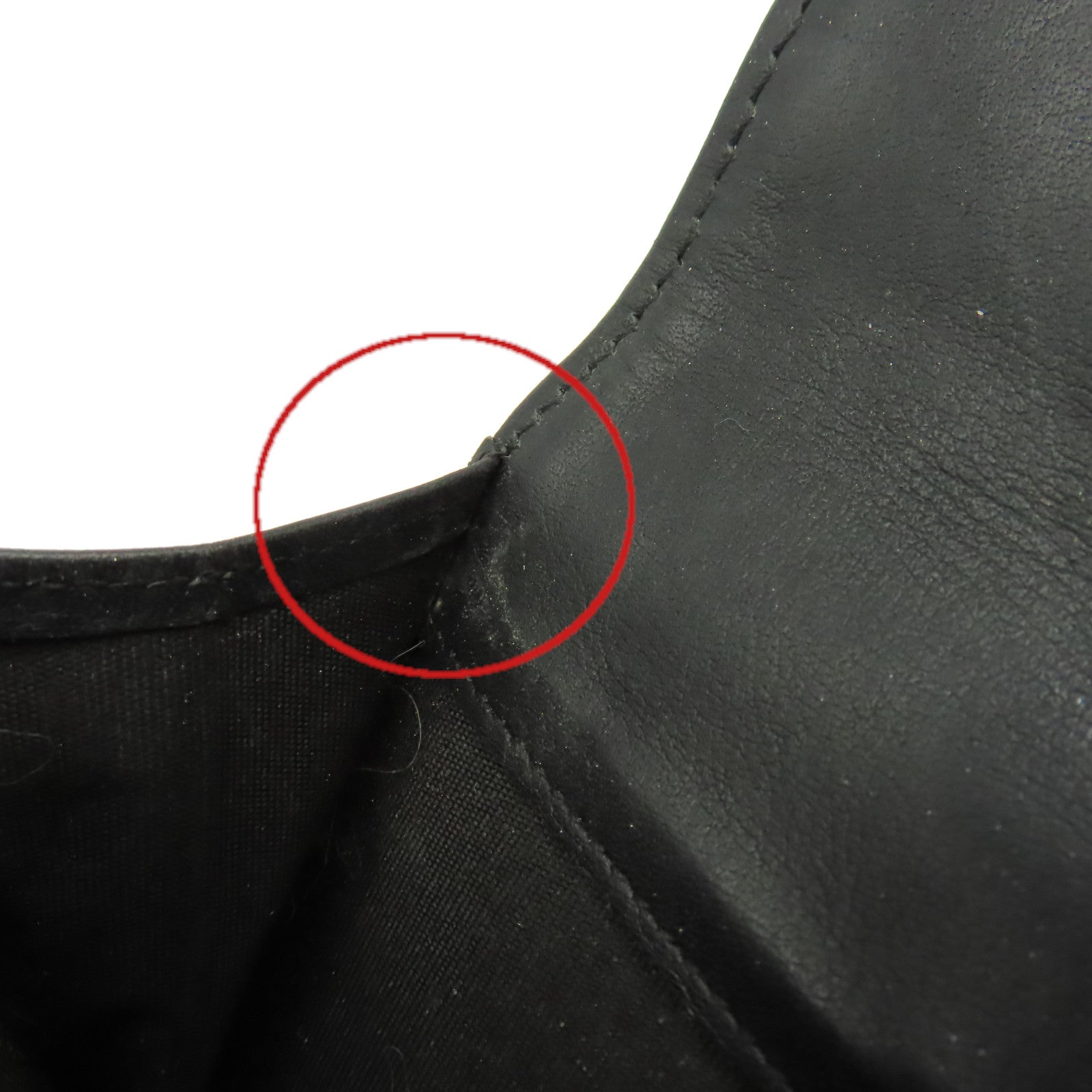 CHANEL 菱格漆皮皮革Short Wallet銀扣短錢包黑色