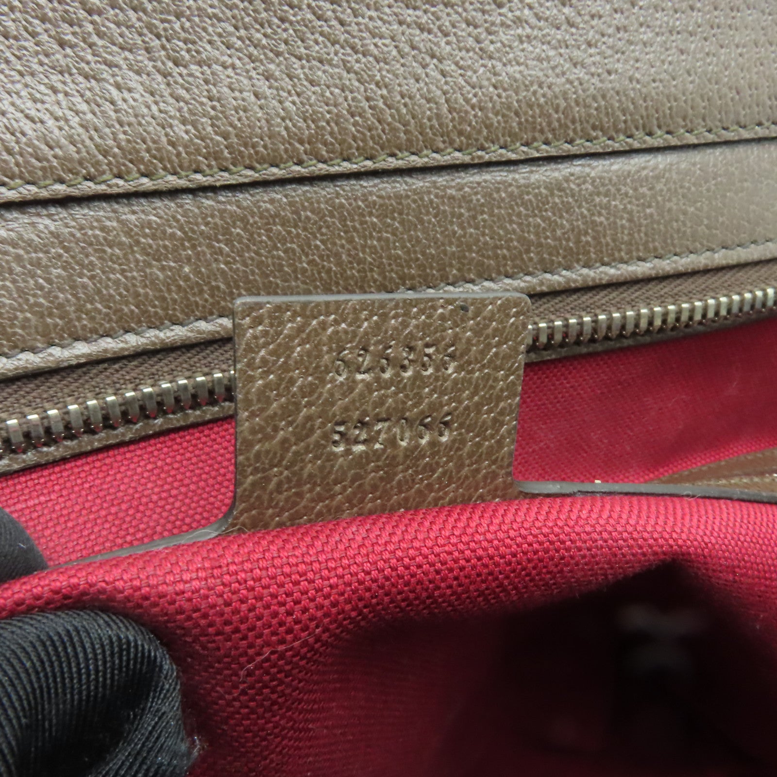GUCCI 【激減優惠】塗層帆布Tote Bag銀扣手挽袋啡色