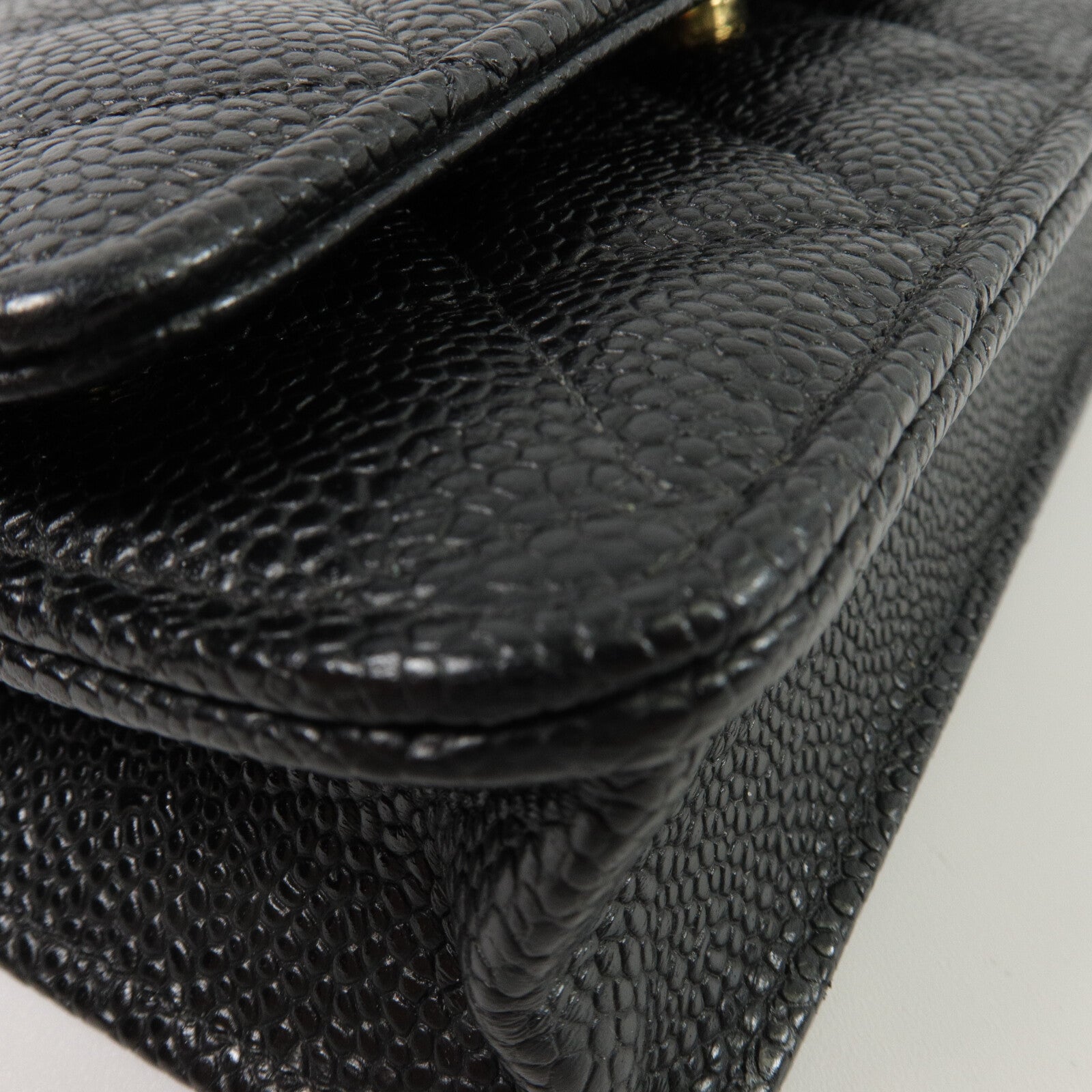 CHANEL 牛皮皮革WOC Wallet On Chain鏈帶肩背袋