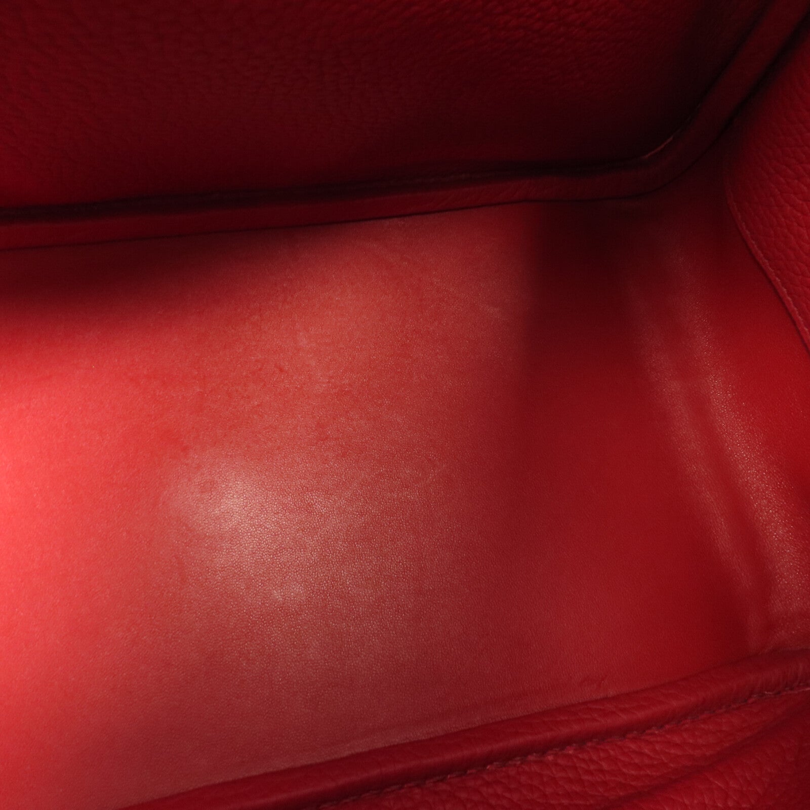 HERMES Clemence皮革Lindy 34銀扣肩背袋Rough Piment