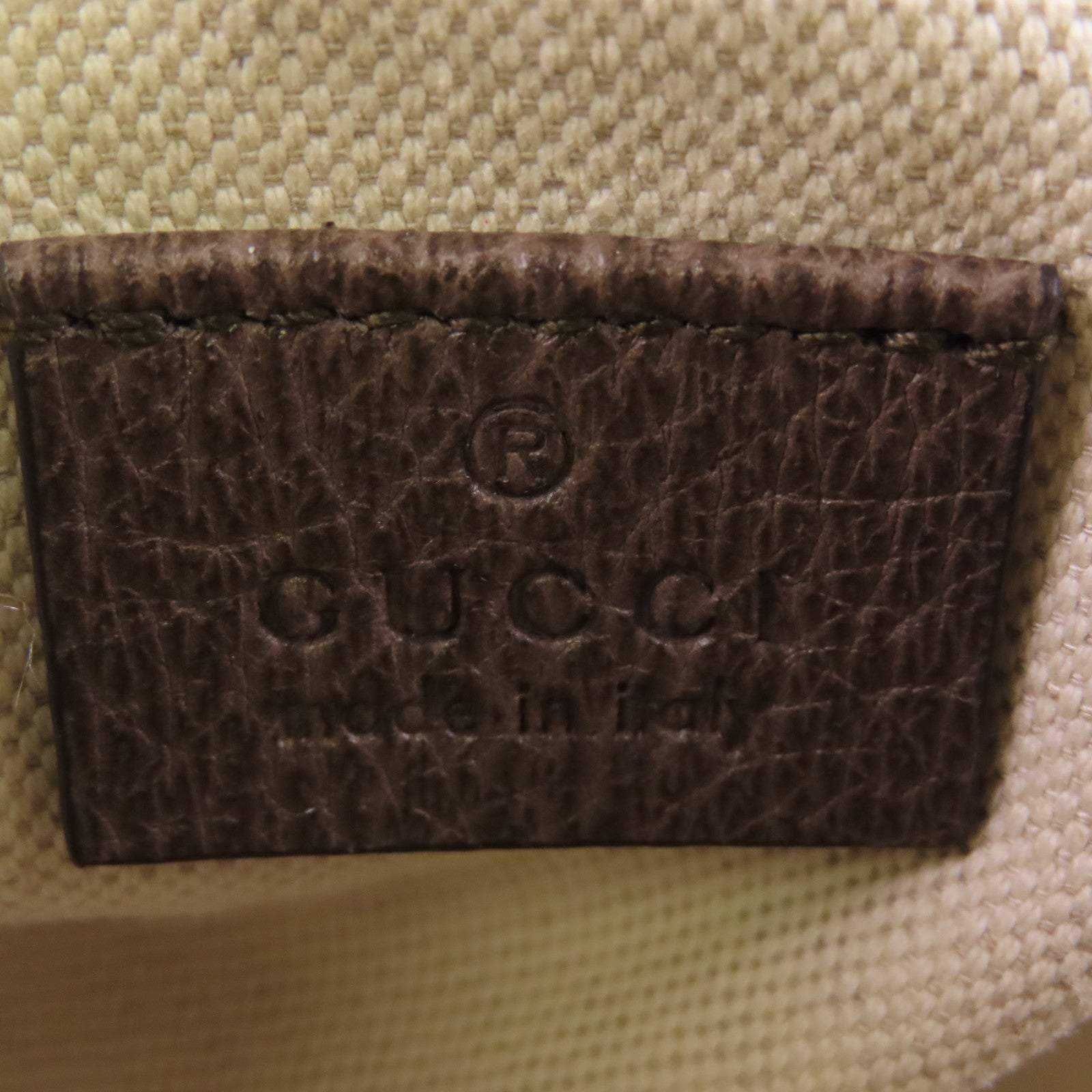 GUCCI 塗層帆布Ophidia Round金扣手挽肩背兩用袋