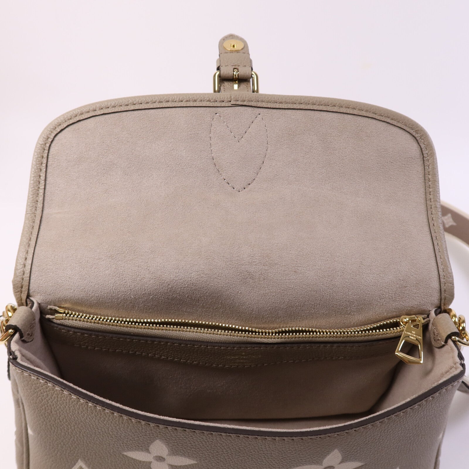 LOUIS VUITTON Monogram Empreinte Diane PM金扣手挽肩背兩用袋